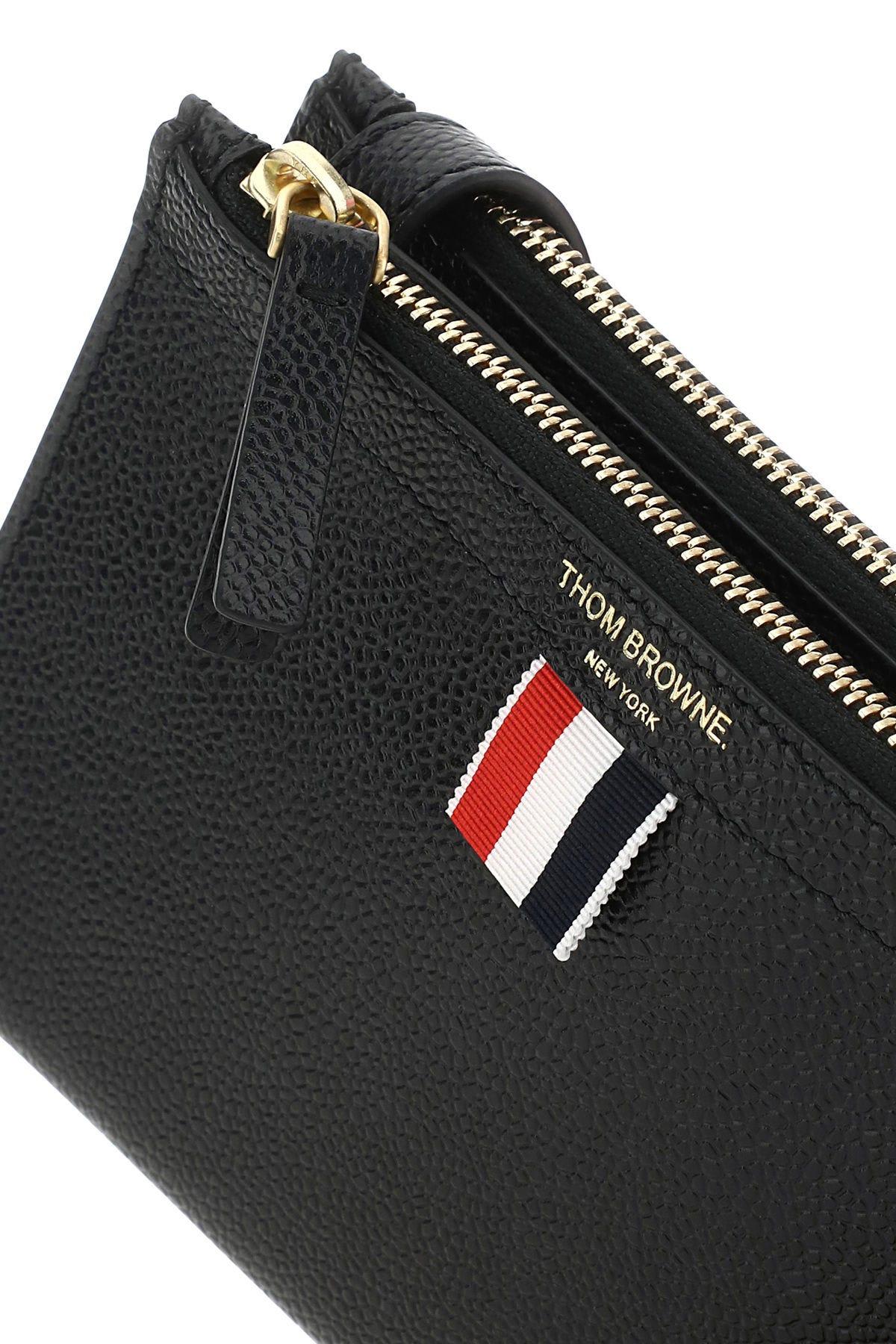 ミニスカート Thom Browne Minigonna A Portafoglio Thom Browne Black Leather Mini Document Holder | italist