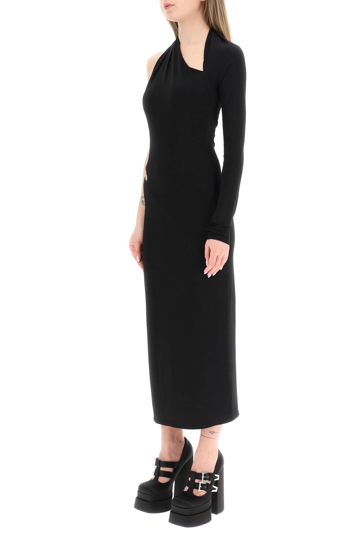 ワンピース VERSACE SS23 Cut out jersey dress (10100431A01253 1B000) Versace Cutout stretch-jersey mini dress - Dresses & Skirts