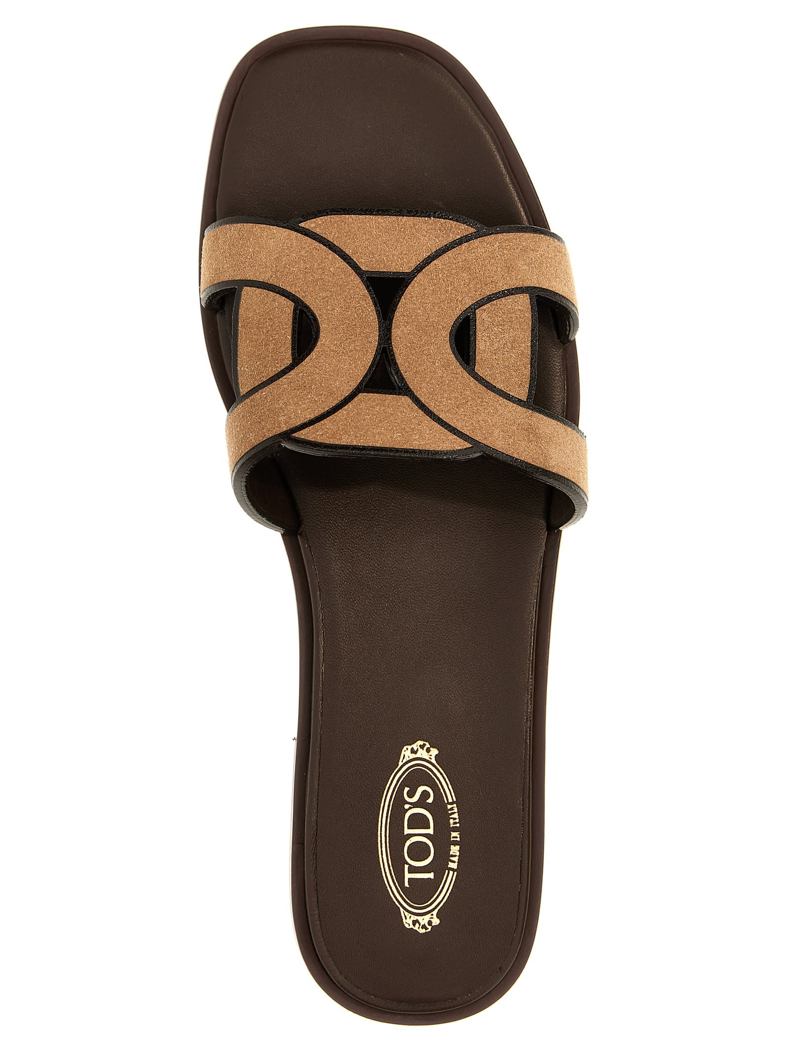 【送料&関税込】Tod's Sandalo Cuoio 70k Maxi Catena Sandal Tod's Sandalo Cuoio 70k Maxi Catena Sandal | italist, ALWAYS