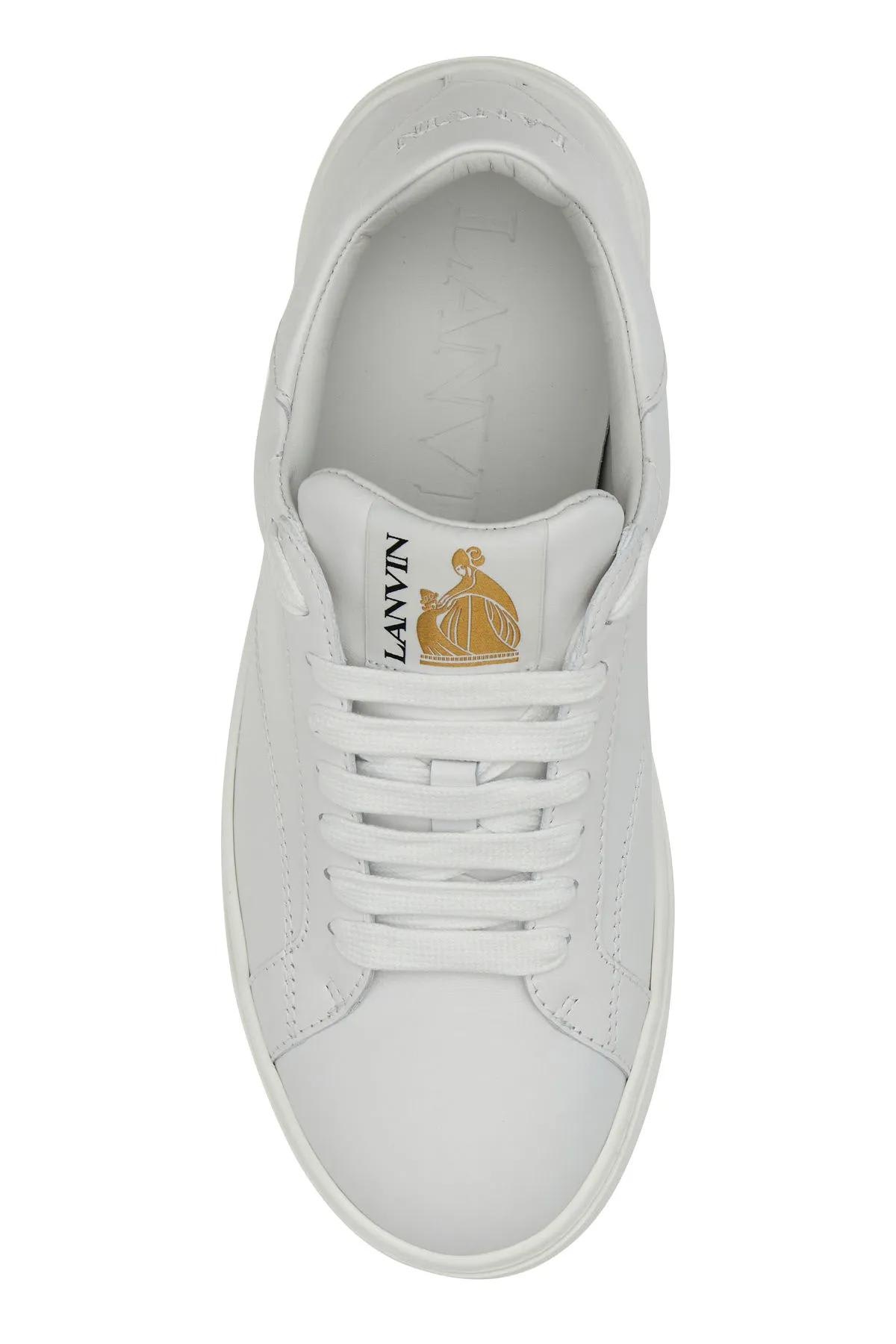 スニーカー Lanvin Ddbo Sneakers In White Leather Lanvin DDBO Studded Leather Sneakers | White | FARFETCH