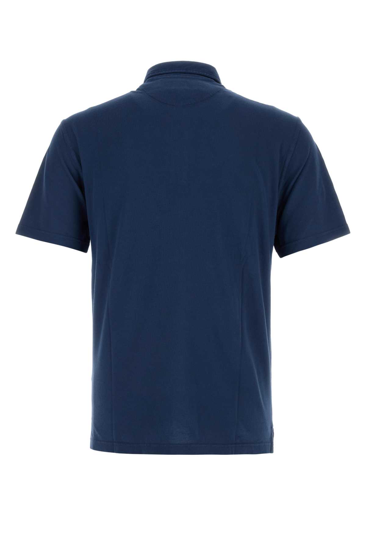 Tシャツ・カットソー Fedeli SS25 Navy blue piquet polo shirt (8UEF0130 85) Fedeli Navy Blue Piquet Polo Shirt | italist