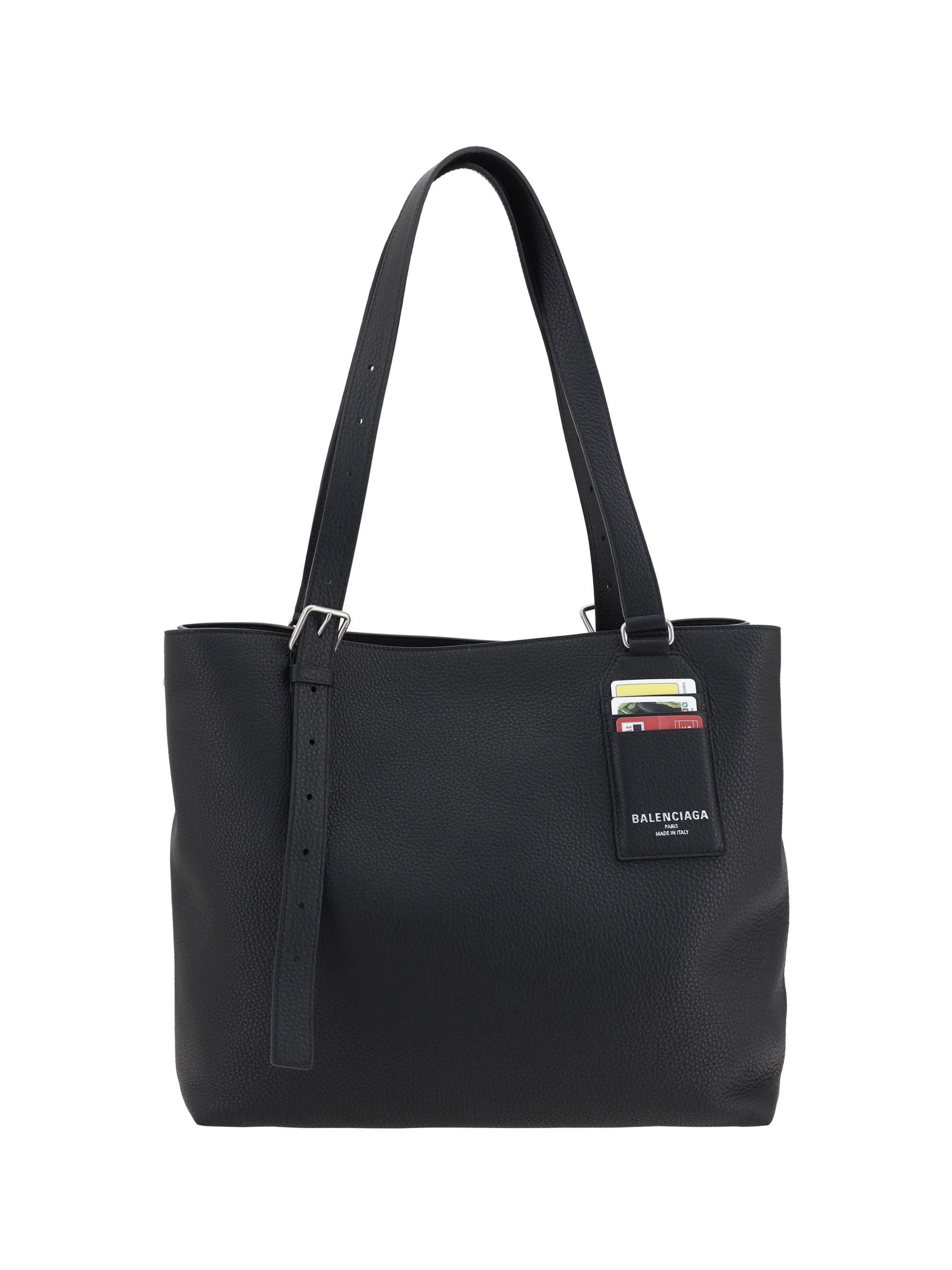 トートバッグ BALENCIAGA Women Shoulder Bags 8133572ABAV 1000 BLACK Balenciaga Card Detail Shoulder Bag | italist
