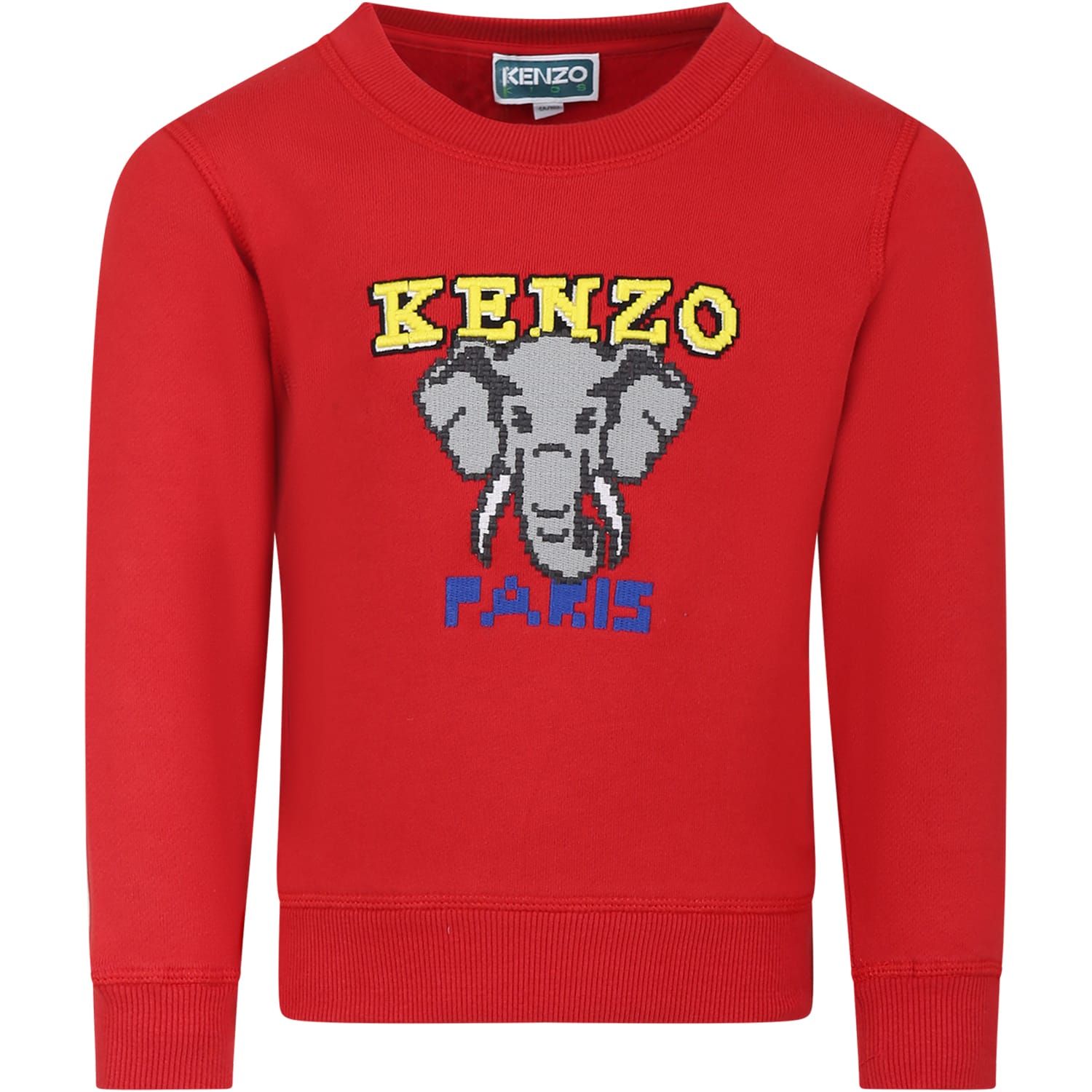 KENZO レッド スウェット S KENZO(ケンゾー) / スウェット/M/ポリエステル/BLK/刺繍/Eye/目
