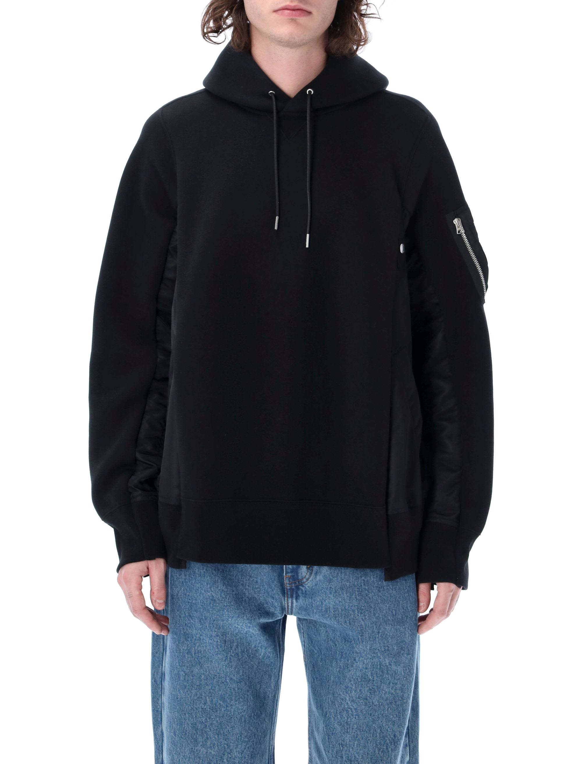 Sacai Sponge Sweat X Ma-1 Hoodie | italist