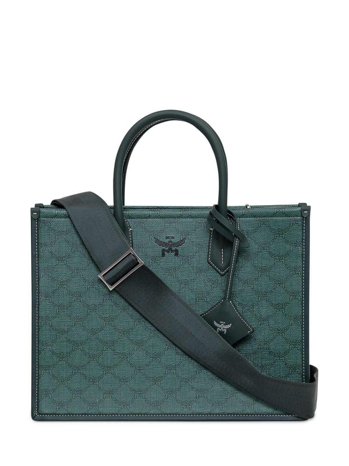 MCM Himmel Logo Detailed Medium Tote Bag | italist