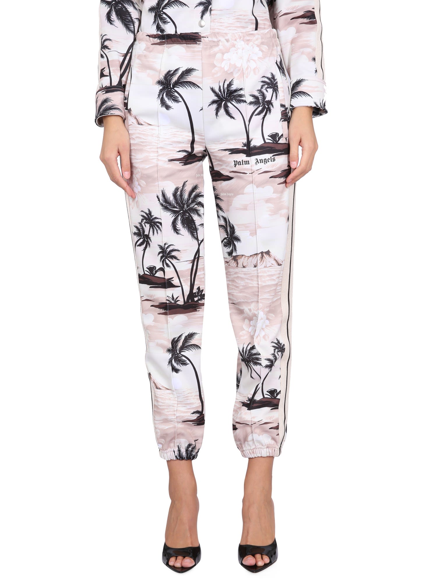 パンツ Palm Angels PANTS WITH SUNSET PRINT (PWCA110_S23FAB0013701) Palm Angels Sunset-print Track Pants | italist