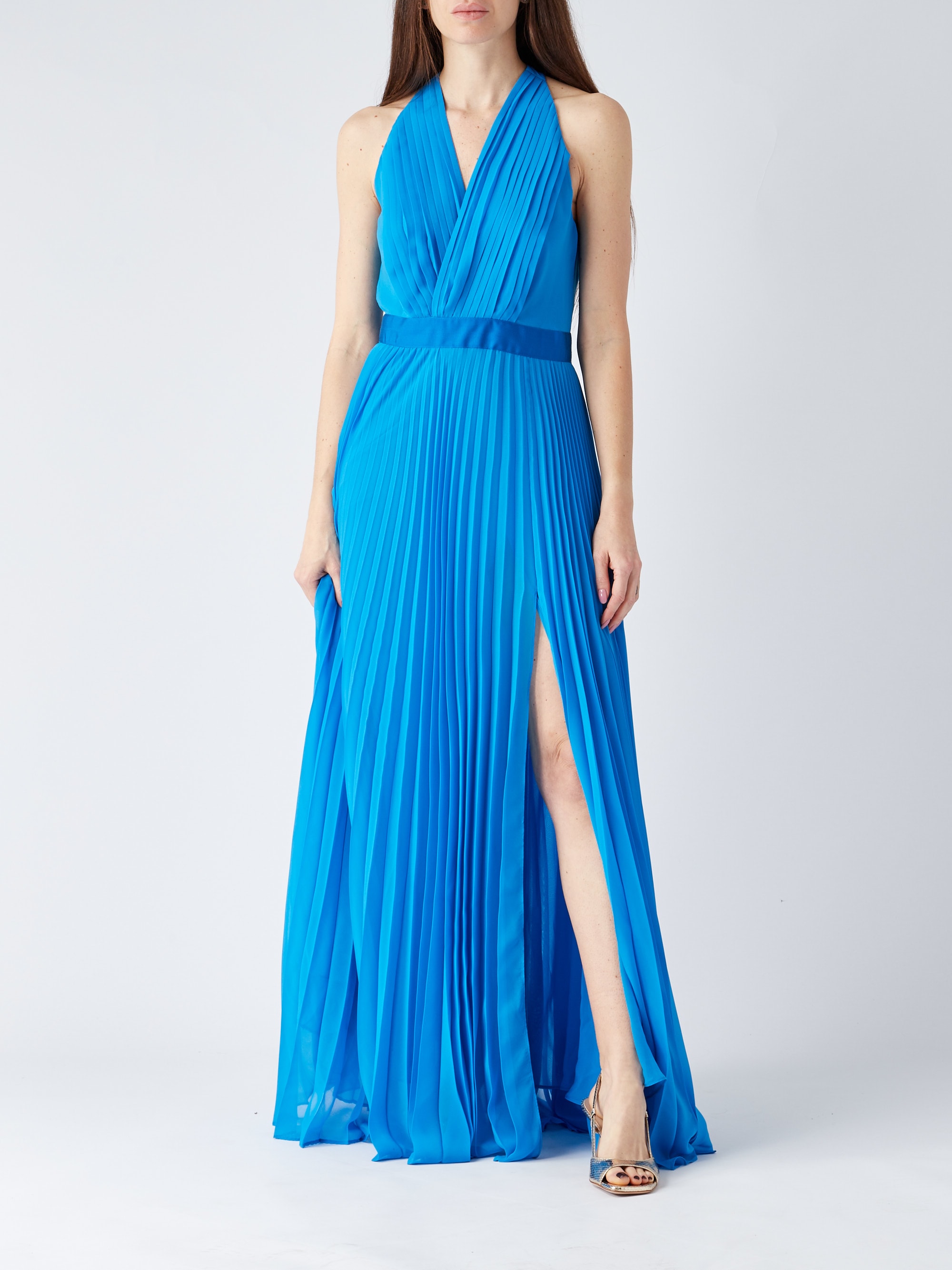 ワンピース PINKO Venturone chiffon long dress Pinko Venturone Chiffon Long Dress | eBay