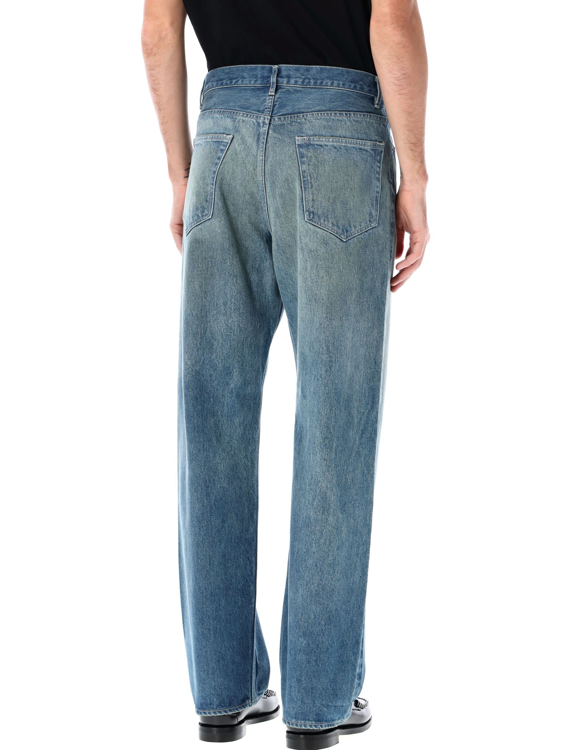 Auralee Selvedge Faded Heavy Denim Wide Pants | italist Auralee Selvedge Faded Heavy Denim Wide Pants | italist