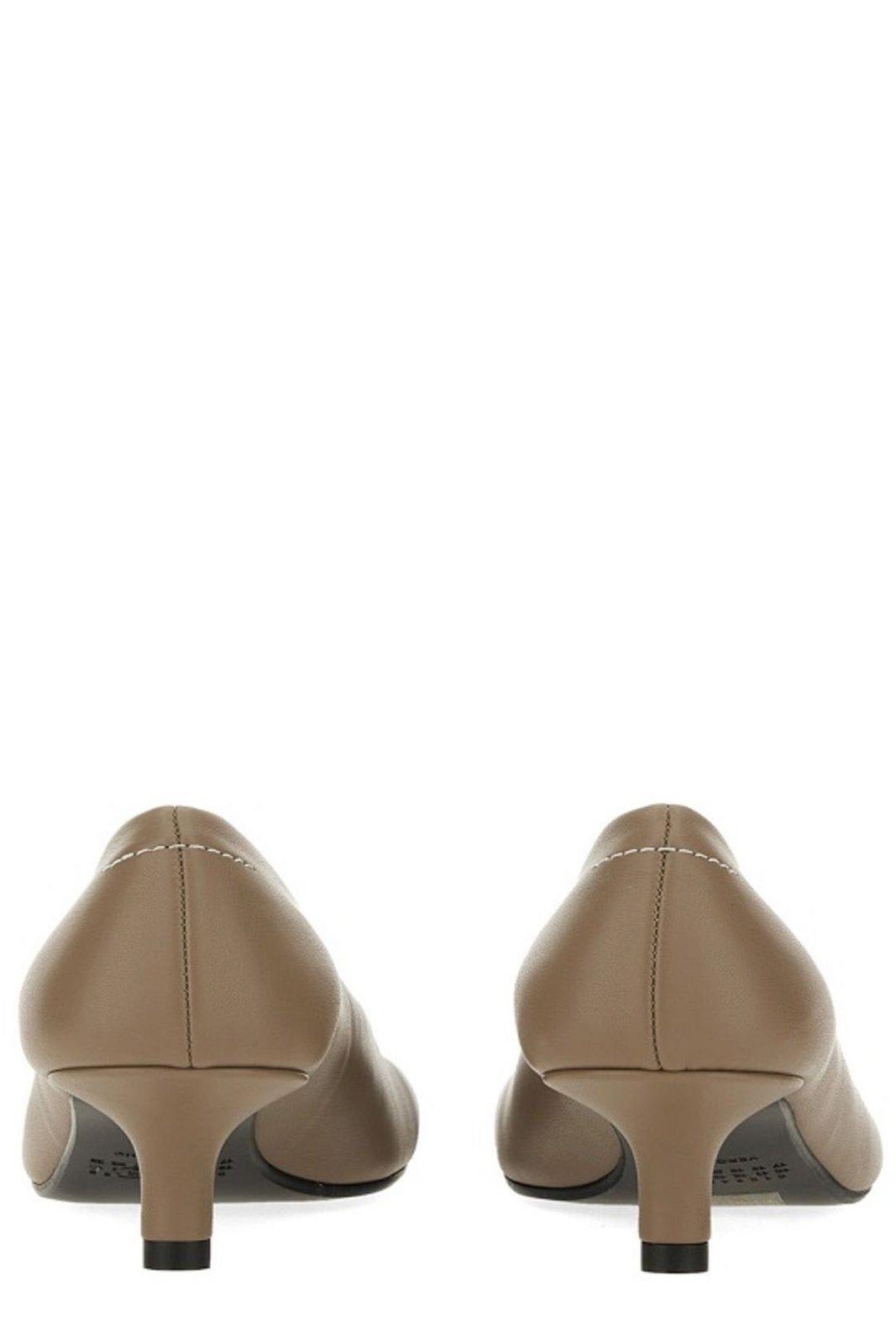 MM6 Maison Margiela Asymmetric Toe Pumps | italist