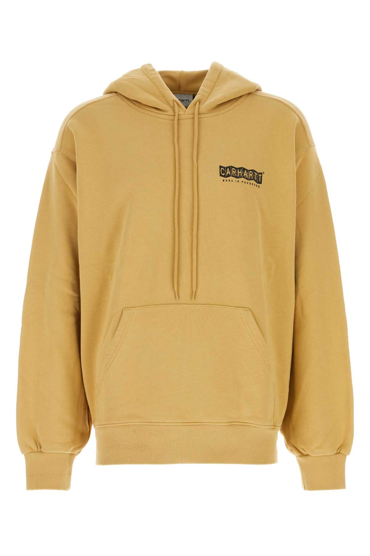 パーカー・フーディ Carhartt Mustard cotton Hooded Stamp Sweat (I033621 23F06) Carhartt Mustard Cotton Hooded Stamp Sweat | italist, ALWAYS
