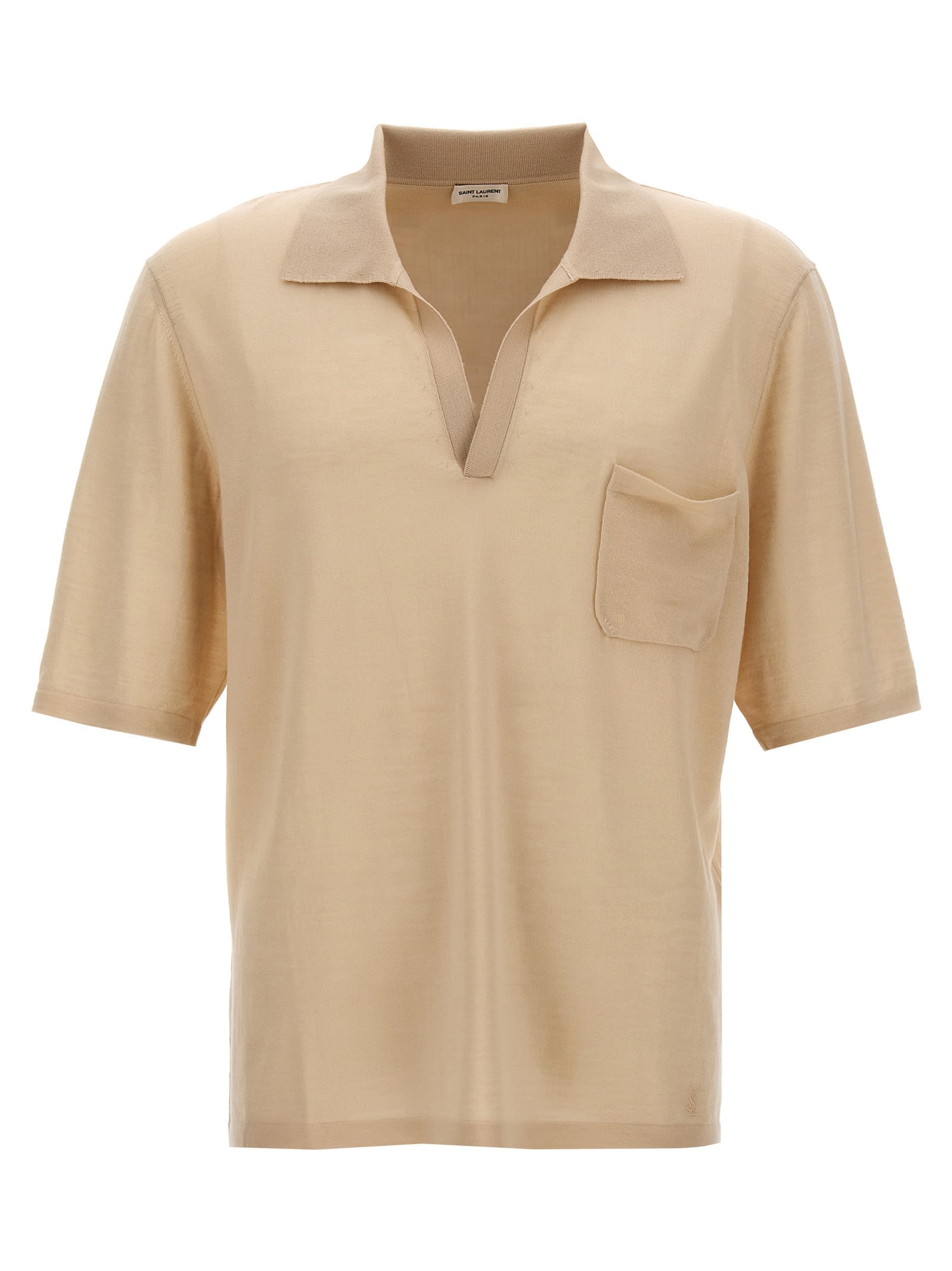 Tシャツ・カットソー Saint Laurent SS25 POLO CASSANDRA (824091Y37HC 9124) Saint Laurent 'cassandras' Polo Shirt | italist