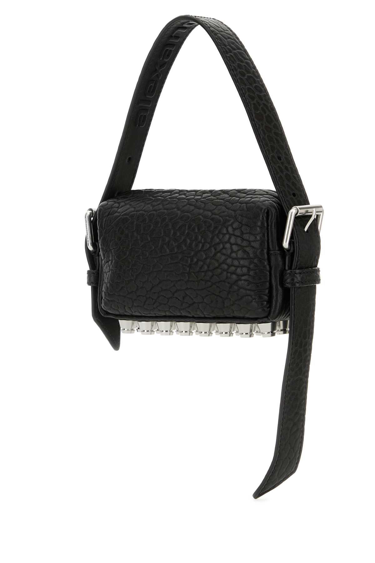 ショルダーバッグ・ポシェット ALEXANDER WANG BLACK LEATHER SMALL RICCO SHOULDER BAG Alexander Wang Ricco Small Studded Leather Shoulder Bag