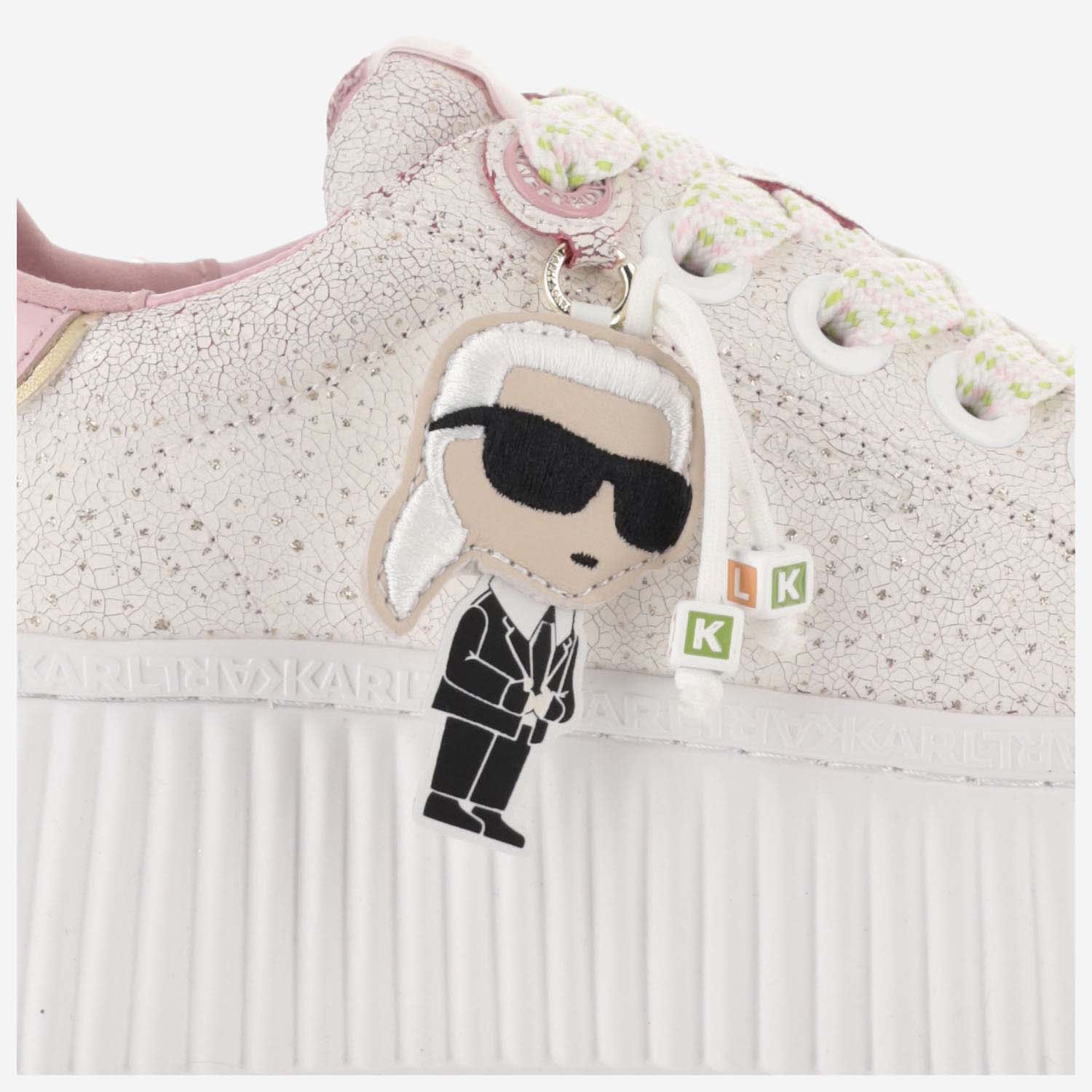 KARL LAGERFELD フリツミティスカト A1W12026 998 Karl Lagerfeld Karl Logo Leather Sneakers | italist, ALWAYS