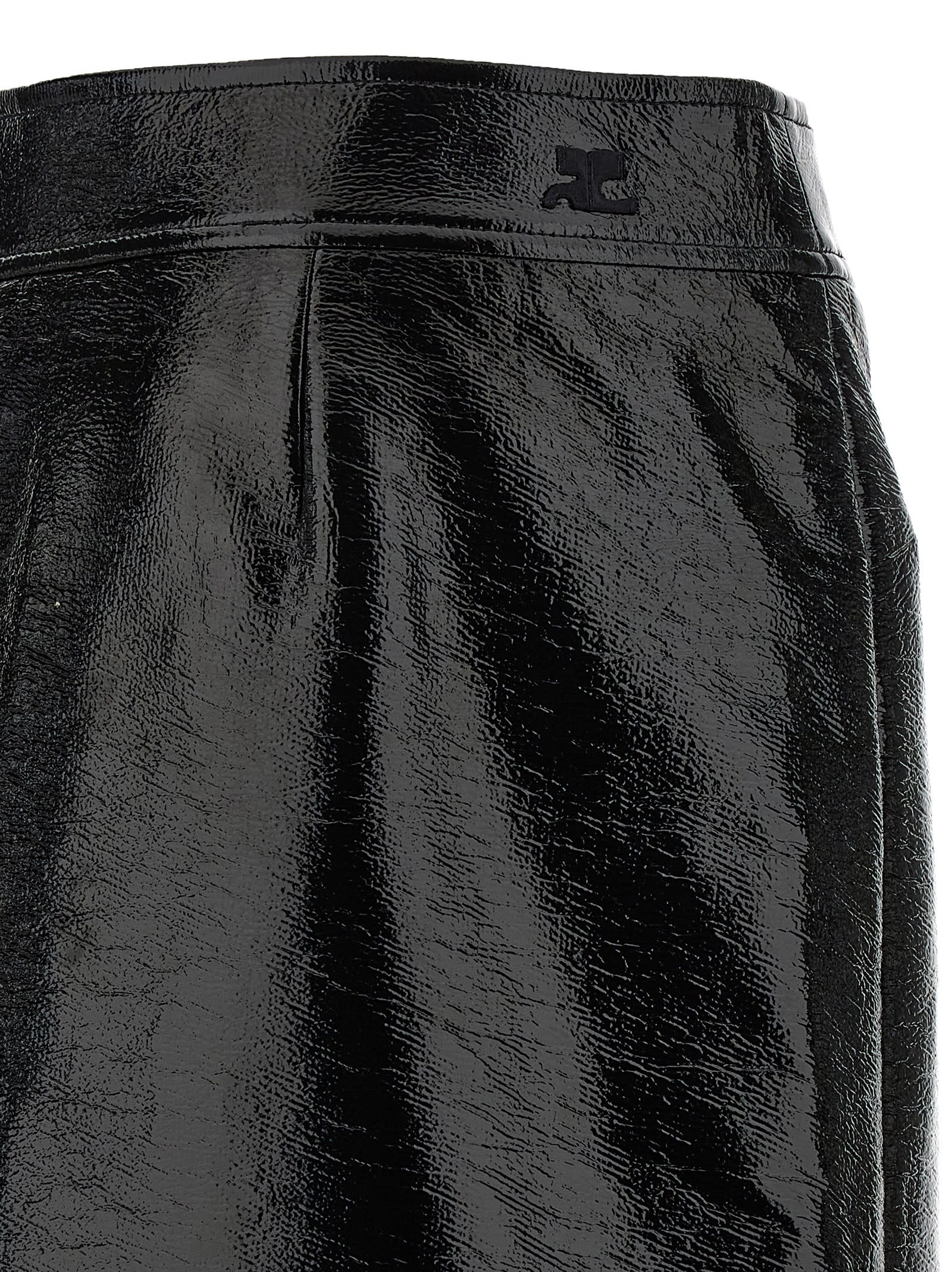 Courrèges 'zipped Vinyl' Skirt | italist
