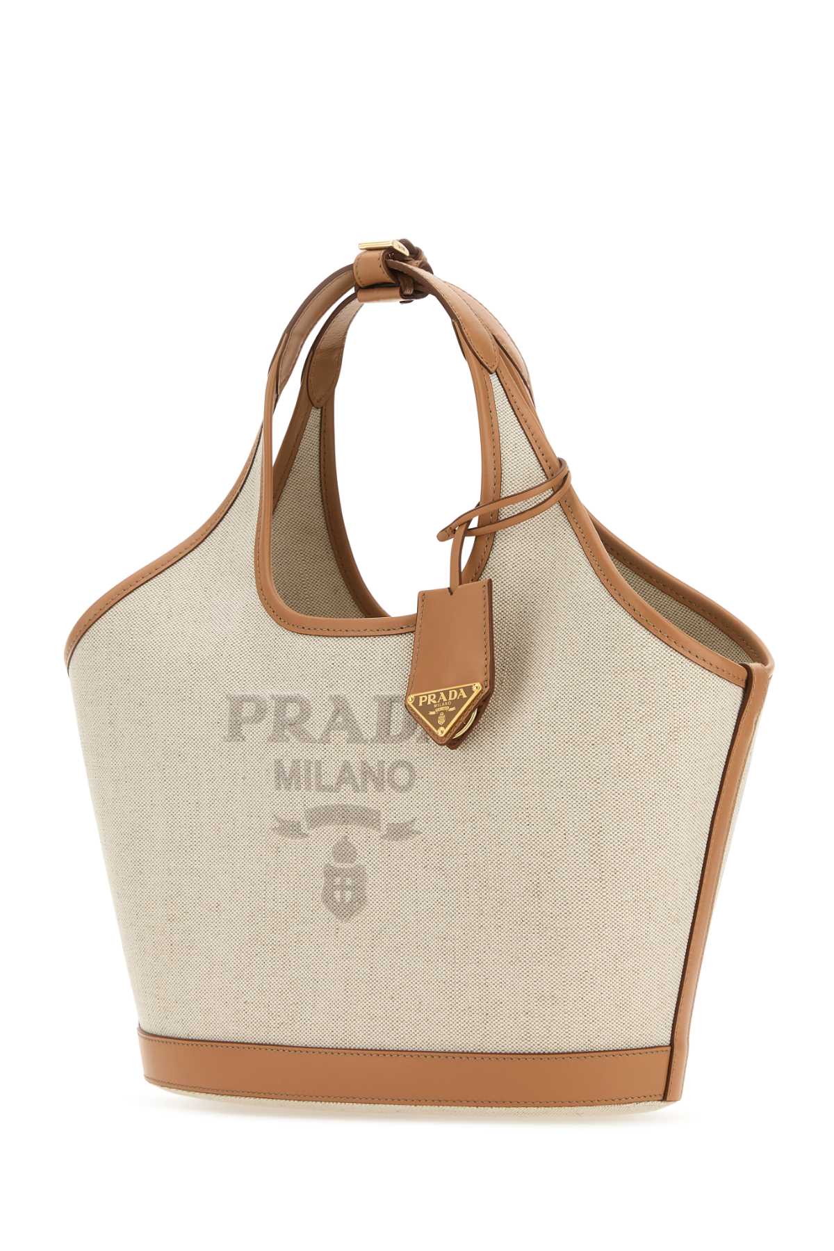 ハンドバッグ PRADA SAND CANVAS HANDBAG Prada Sand Canvas Handbag | italist