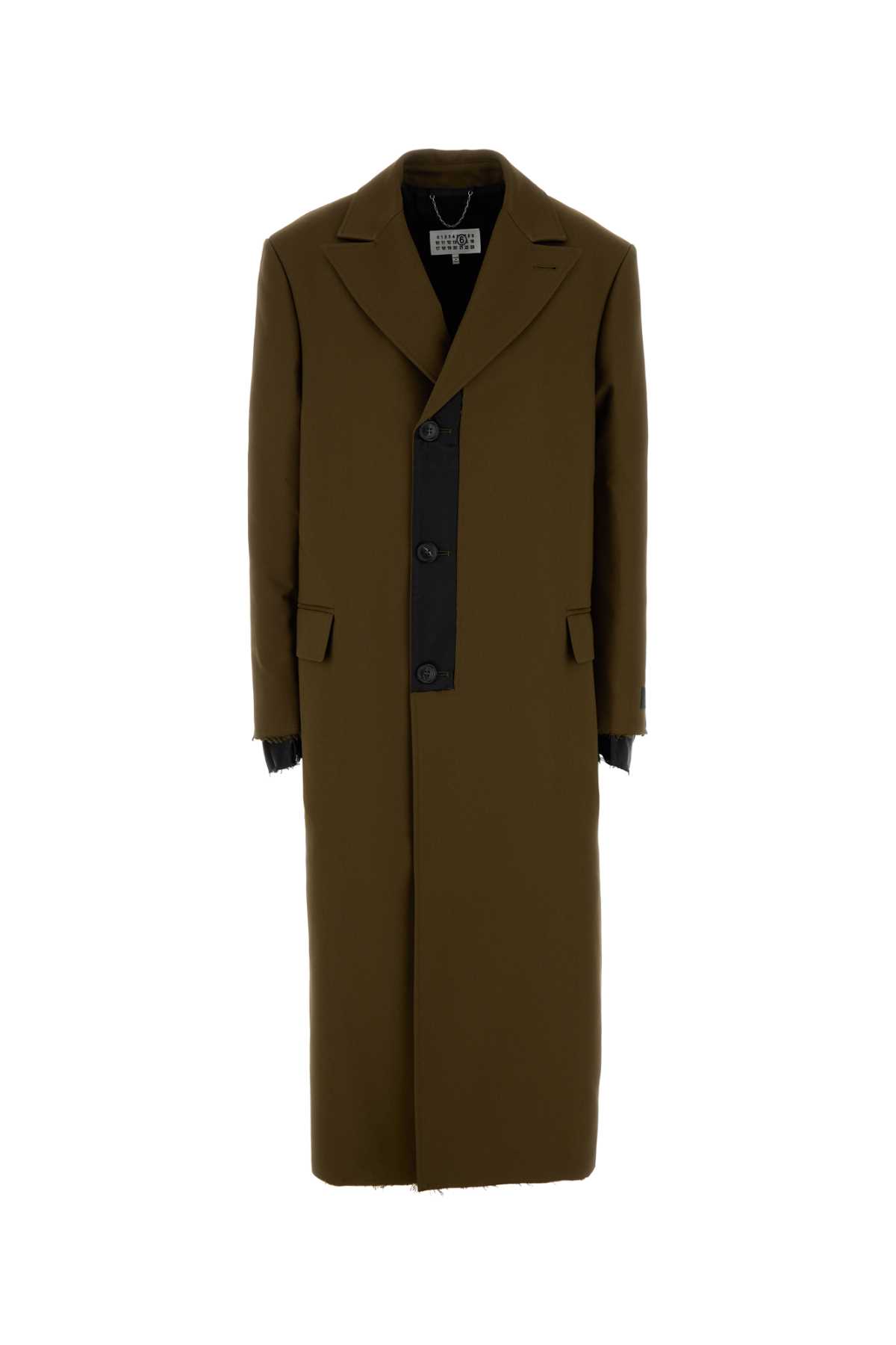 コート MM6 MAISON MARGIELA MUD POLYESTER COAT 878da32bf302b50b7d8d21ddc559a5