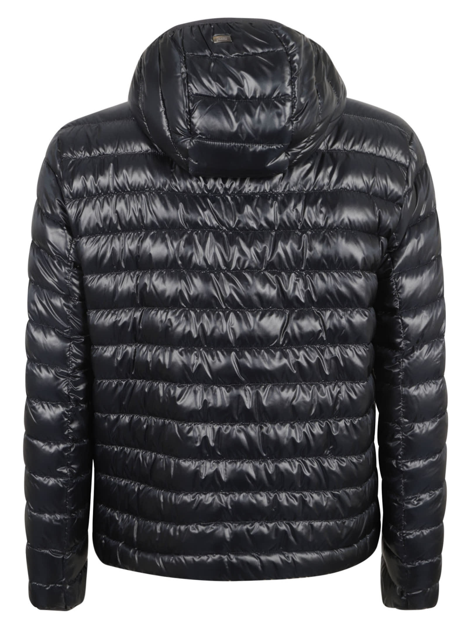 HERNO キルティンクフトコト PI001893D12017 9200 Herno - Lightweight Linen Puffer Jacket