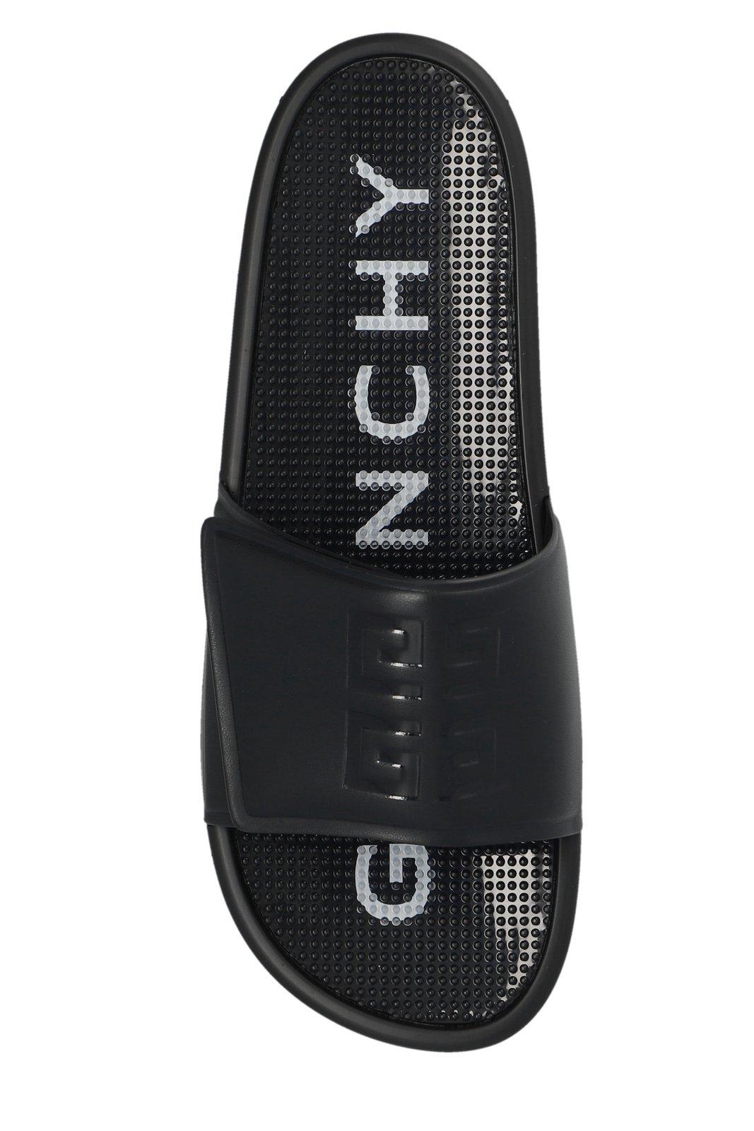 GIVENCHY 4G エンフレム フラット サンタル BH3024H1NG 004 Givenchy 4g Emblem Flat Sandals | italist