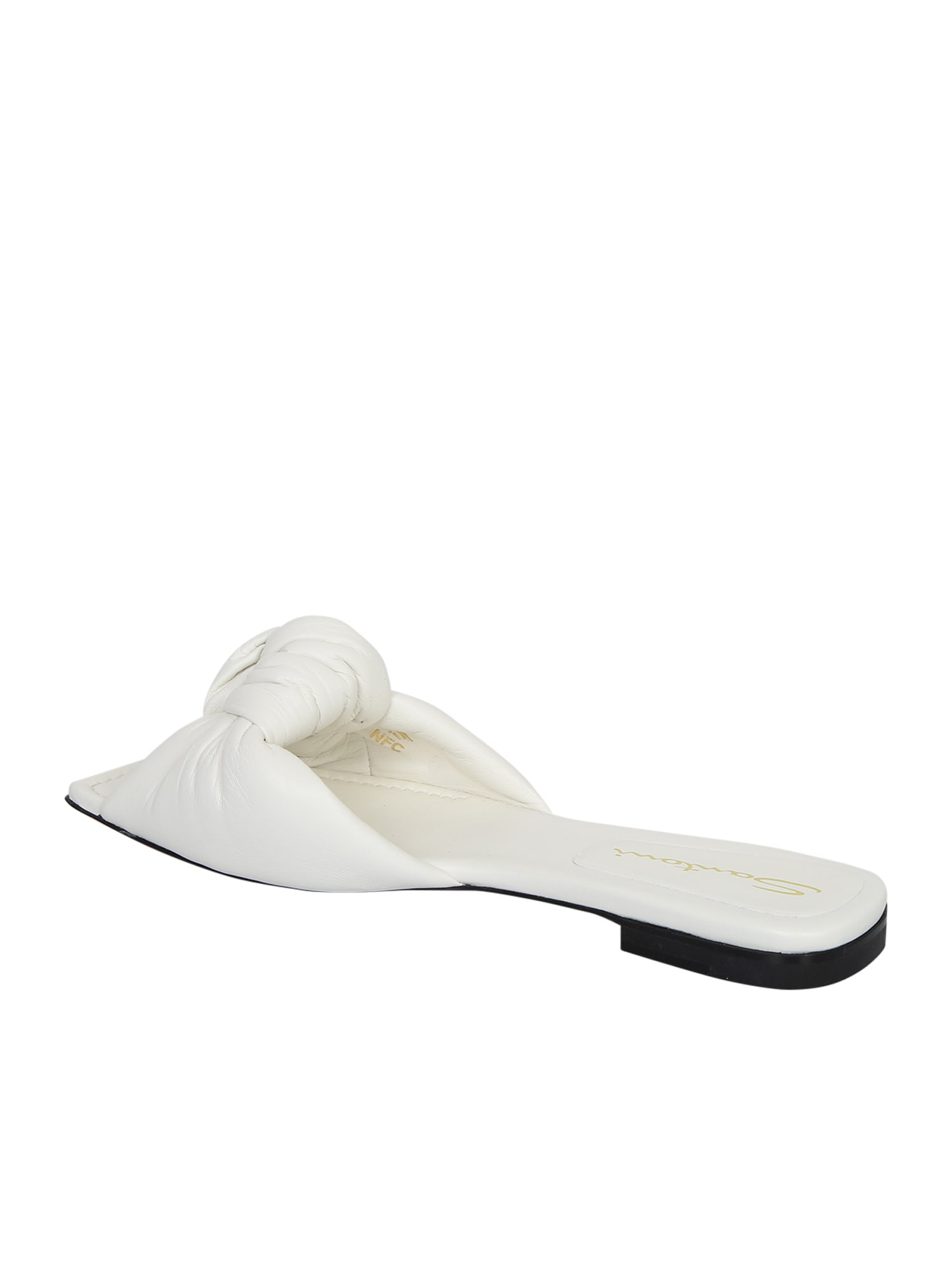 【関税&送料込】Santoni Laminated Nappa Mule Sandals 関税&送料込】Santoni Laminated Nappa Mule Sandals (SANTONI