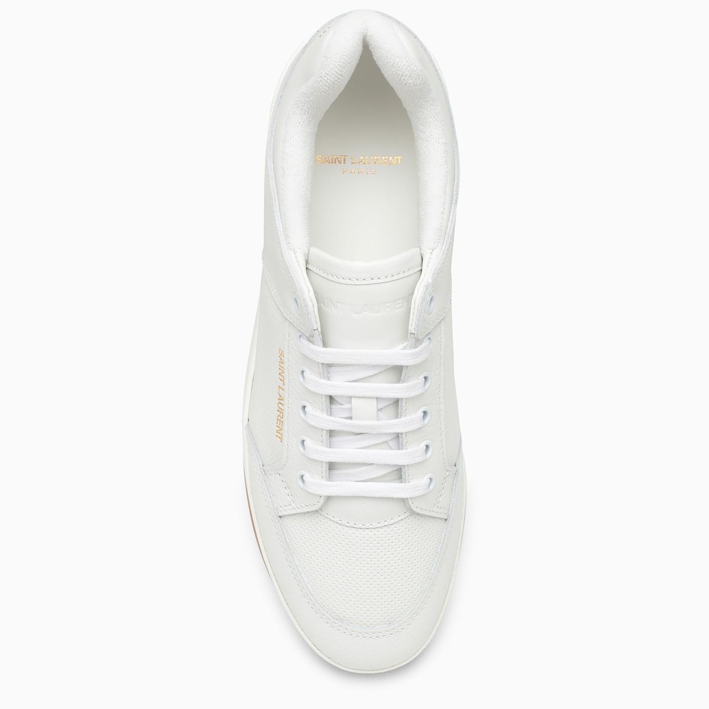 Saint Laurent White Leather Sl/16 Sneakers | italist, ALWAYS