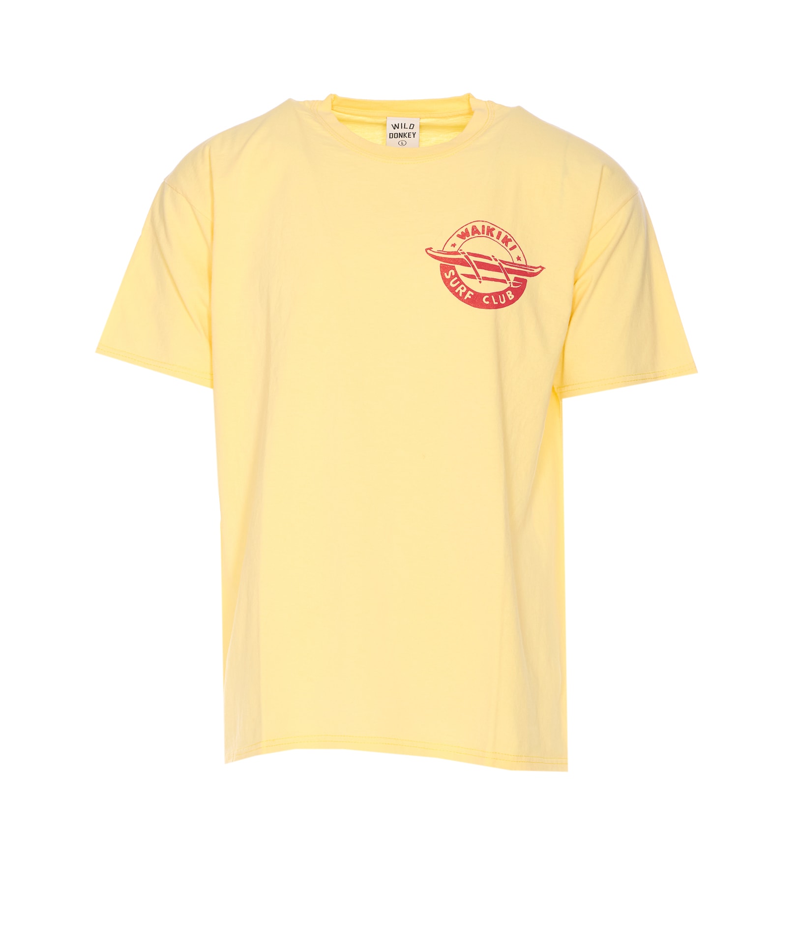 Tシャツ・カットソー WILD DONKEY Men T Shirts WAIKIKI SUNFLOWER Yellow Wild Donkey Waikiki T-shirt | italist