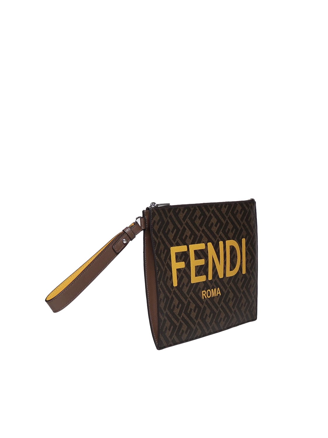 Shop FENDI 2022-23FW FENDI ☆Large Flat Pouch ☆8N0178ALMJF1J47 by