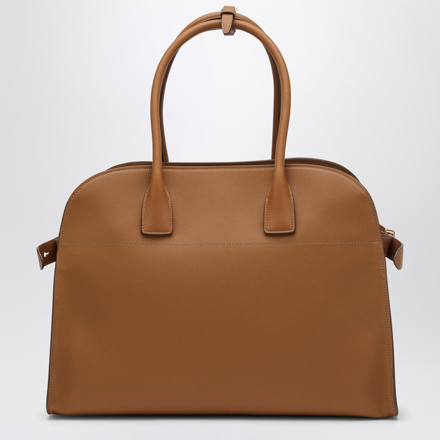 Prada Large Caramel-coloured Leather Shopping Bag With