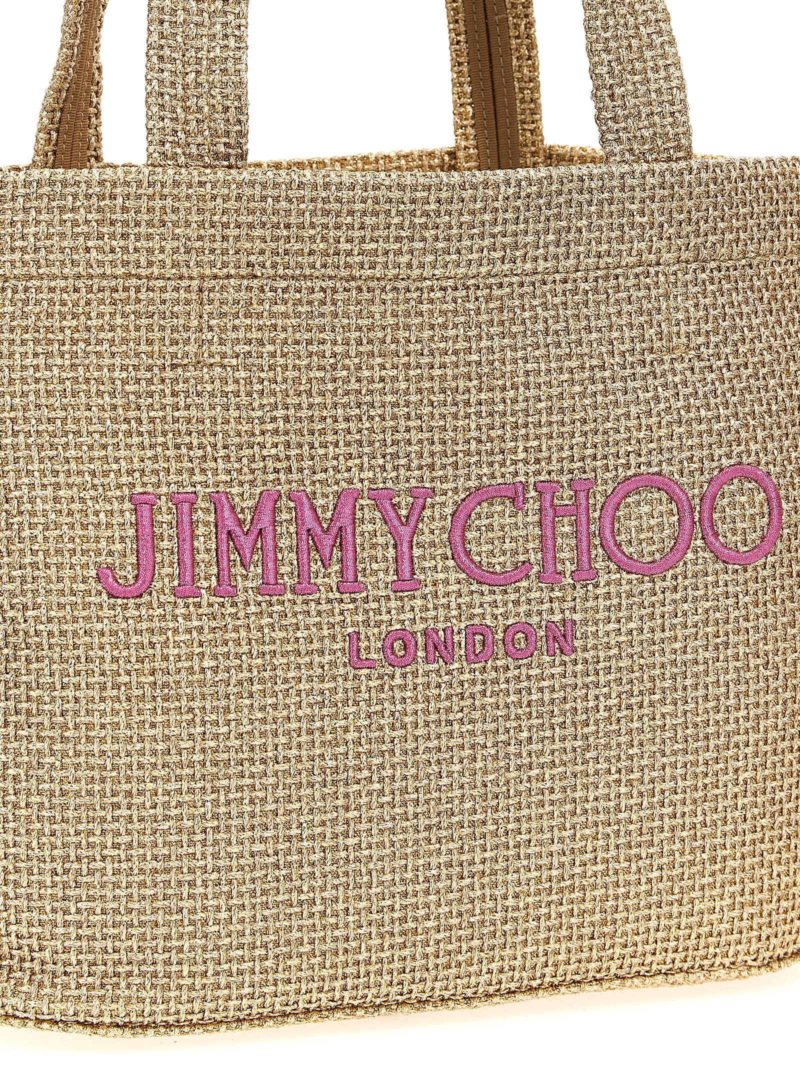 【関税込み】jimmy choo BEACH TOTE EAST-WEST' SHOPPING BAG Jimmy Choo 'beach Tote East-west' Shopping Bag | italist