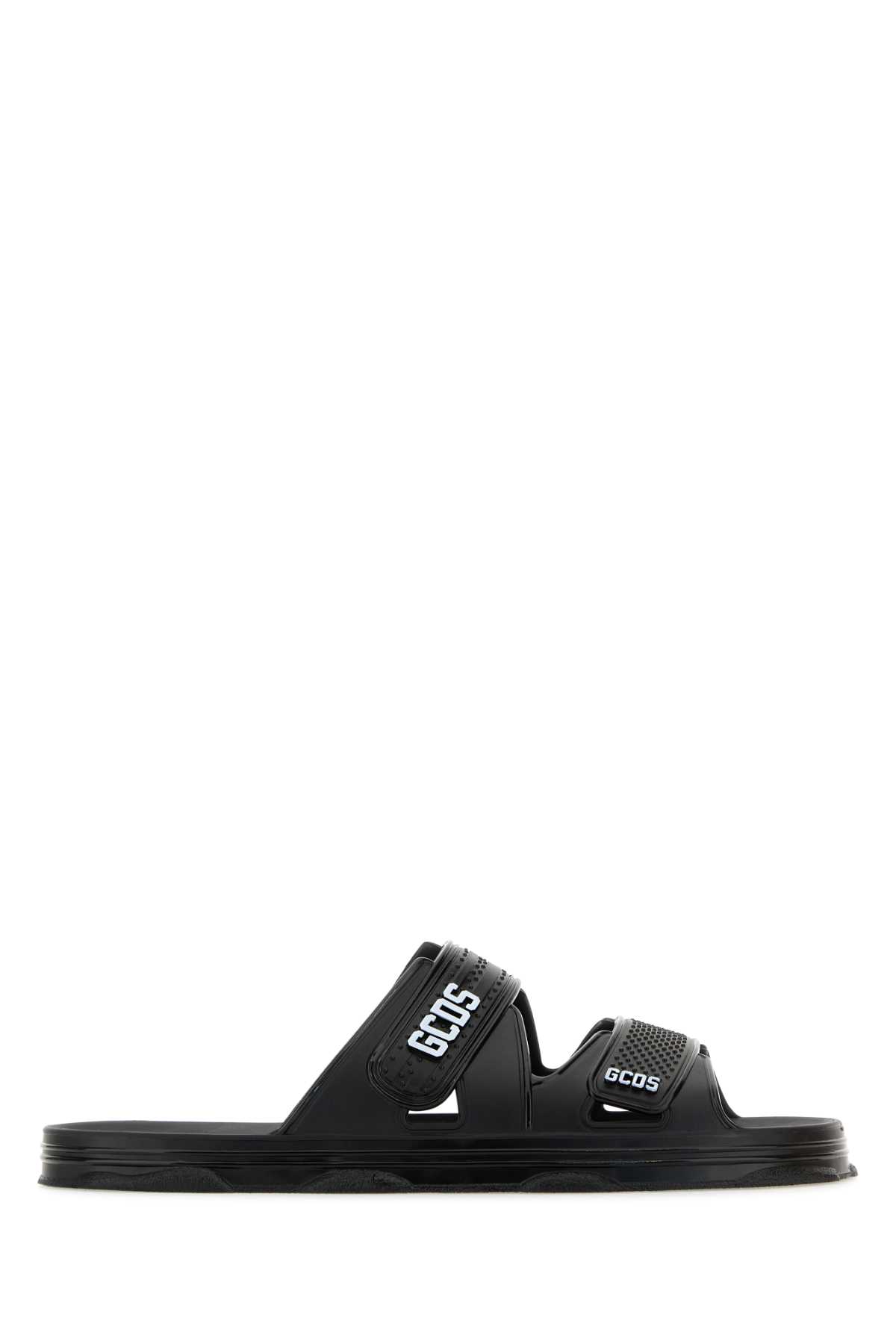 サンダル・ミュール GCDS Black Rubber Gcds Slippers Black Rubber Gcds Slippers | italist