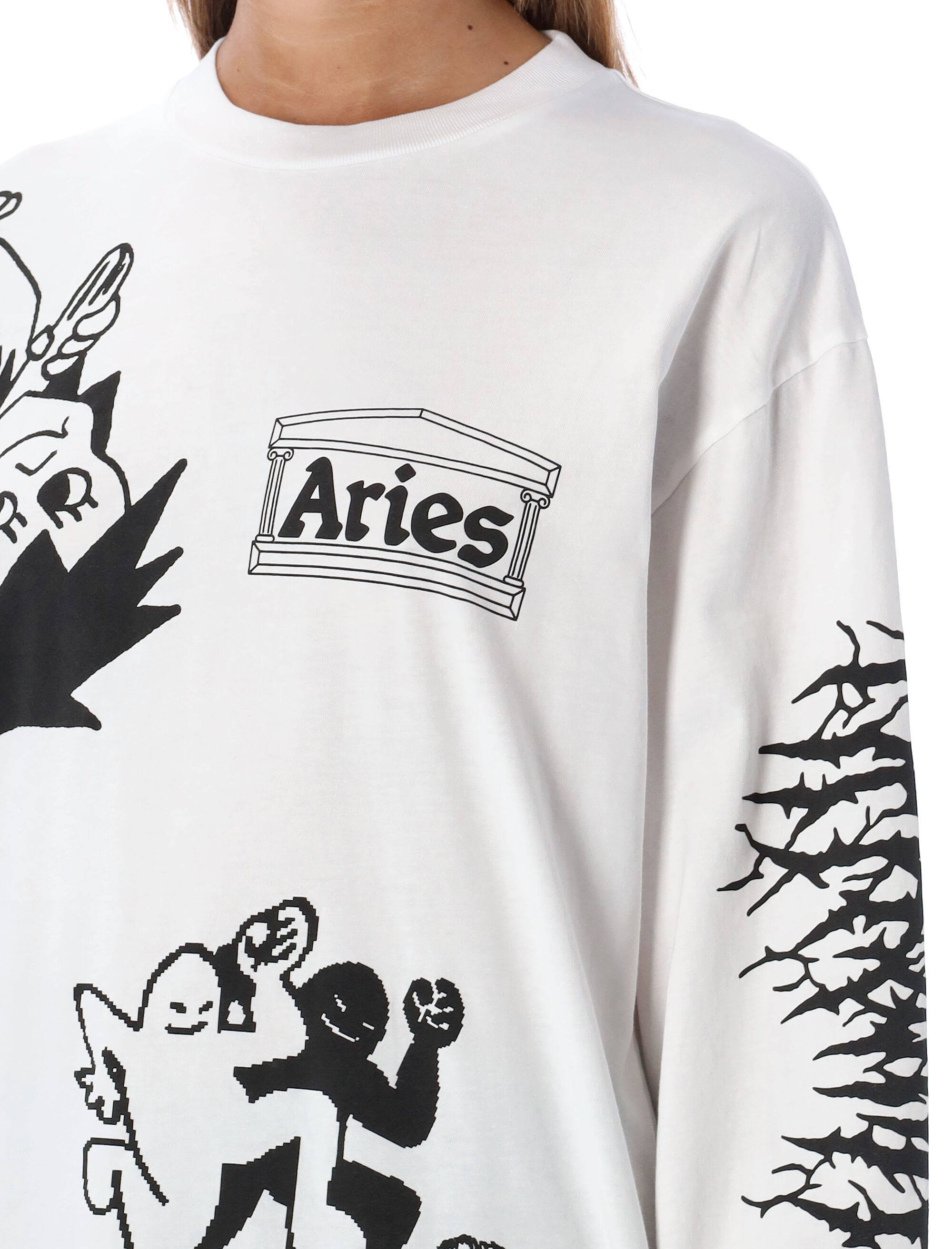 Aries Graphic Mashup Ls Tee