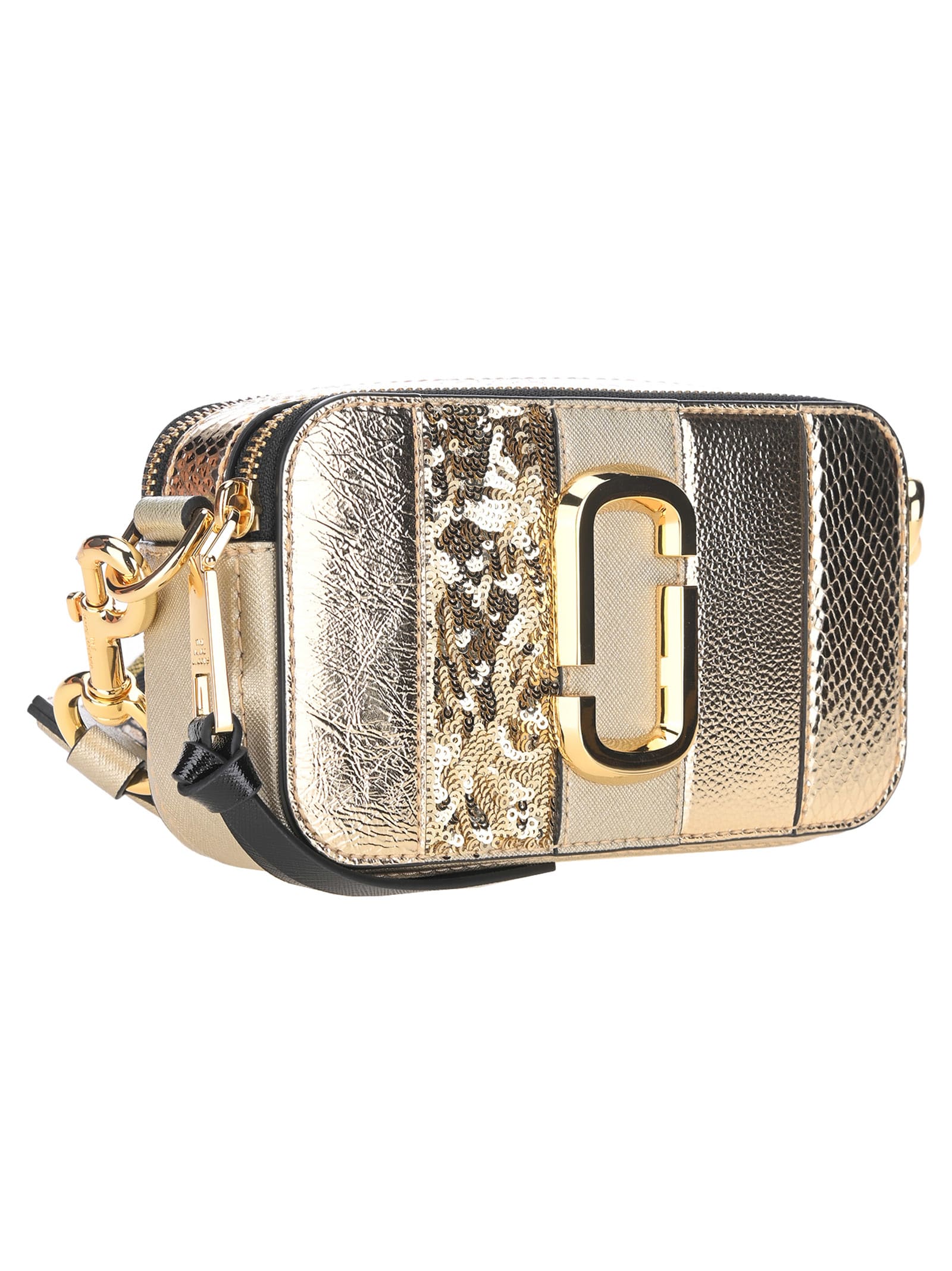 Sacs bandoulière Marc Jacobs  TheSnapshot Metallic Striped Light