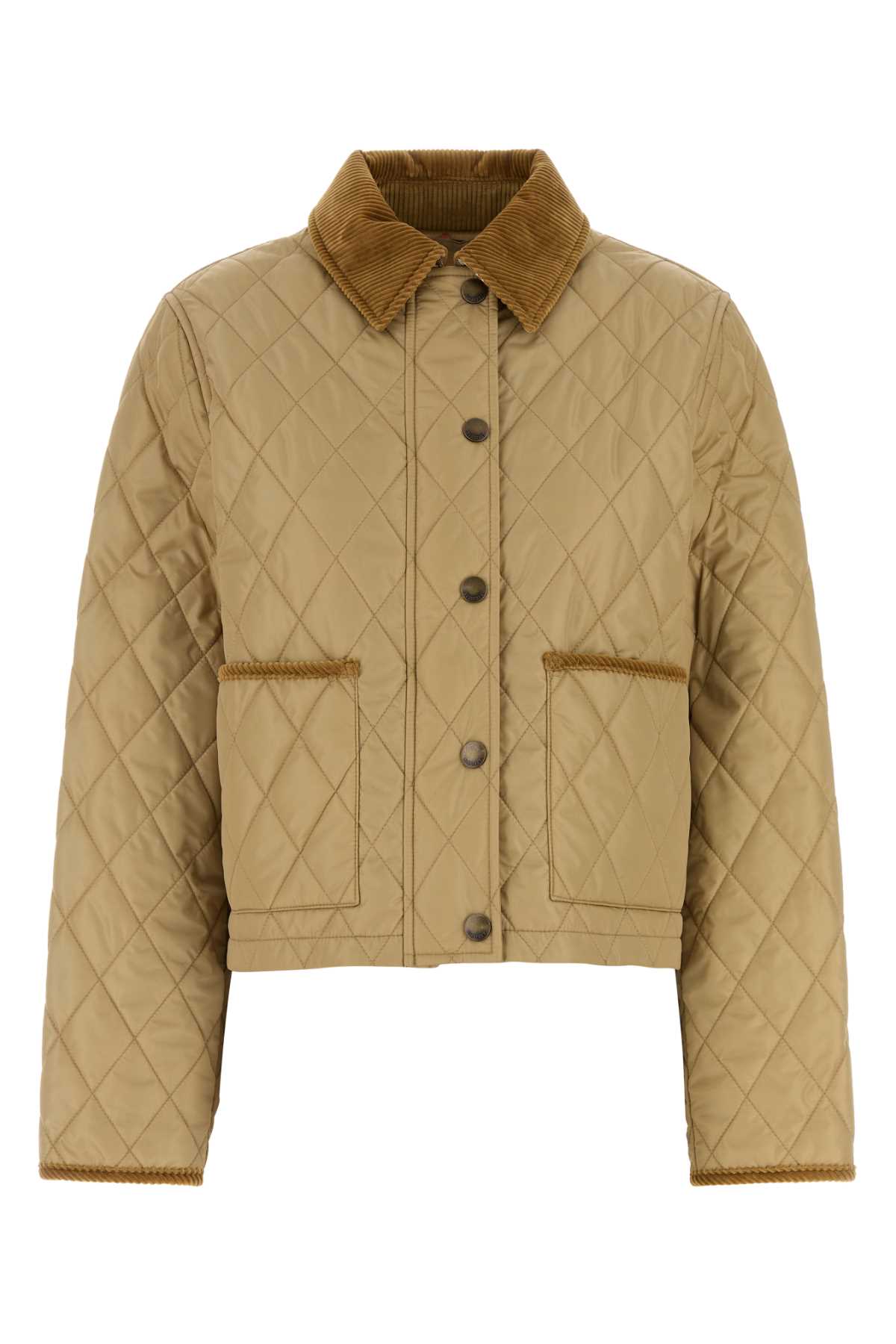 ジャケット Burberry FW25 Beige nylon jacket (8107464 C1544) Burberry Beige Nylon Jacket SS25 Elegant Outerwear – LOZURI®