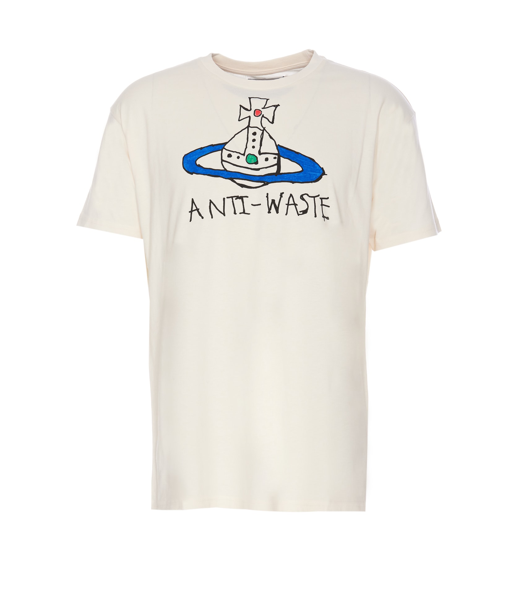 Vivienne Westwood｜ (ANTIWASTE CLASSIC T-SHIRT (3G010021 Vivienne Westwood ANTIWASTE CLASSIC T-SHIRT | REVERSIBLE