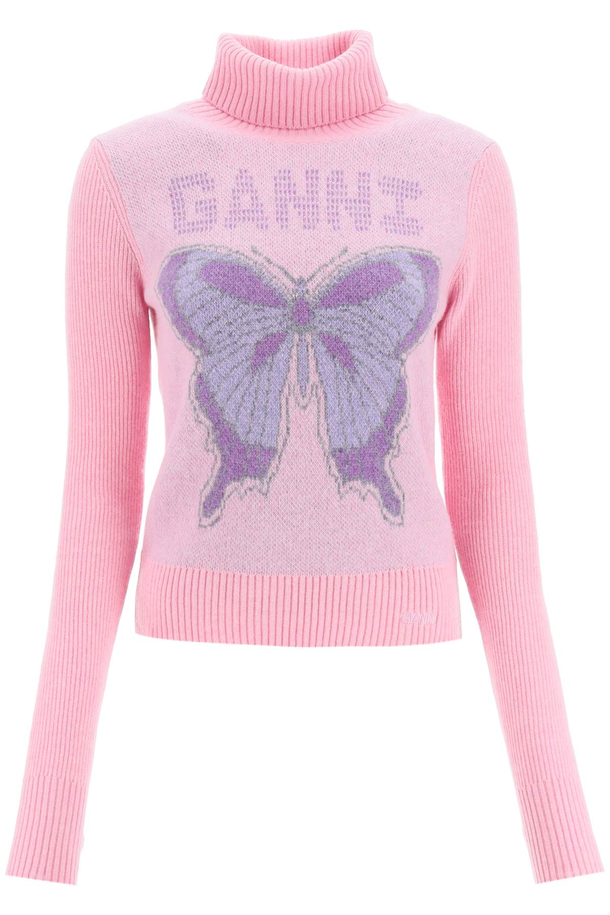 Ganni Butterfly Turtleneck Sweater ニットウェア 通販 | italist