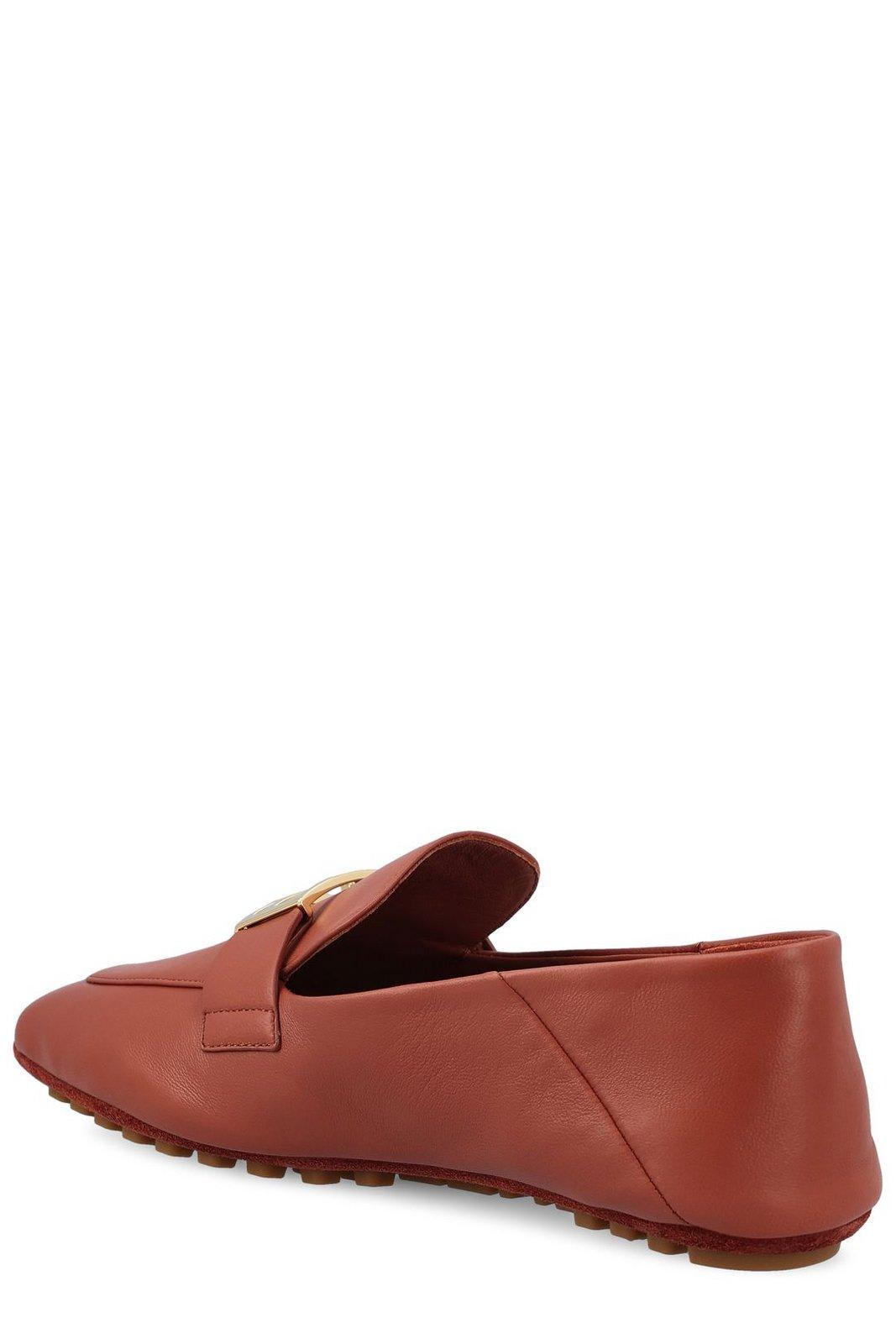 Fendi Baguette Ff Plaque Loafers | italist