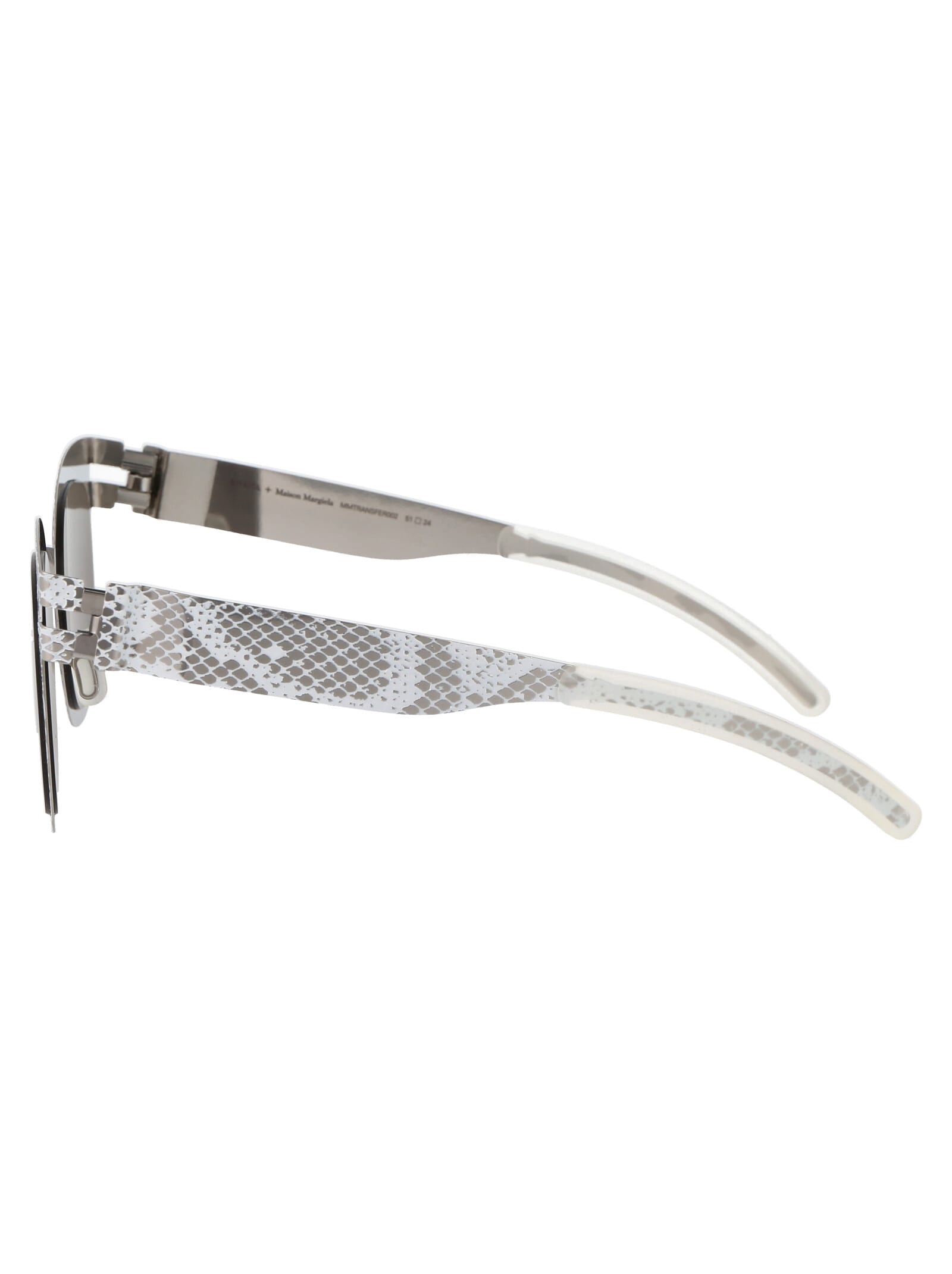 サングラス Mykita SS25 Unisex SUNGLASSES (MMTRANSFER002 241 WHITE) Mykita Mmtransfer002 Sunglasses | italist