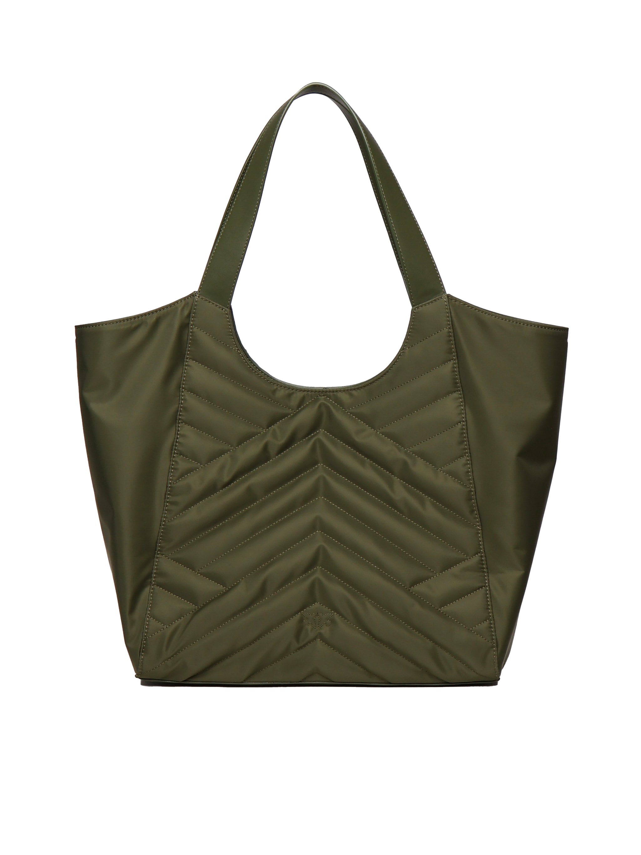 トートバッグ Pinko SHOPPER IN RECYCLED FABRIC QUILT PUZZLE Pinko Puzzle Quilt Fabric Shopper Bag | italist
