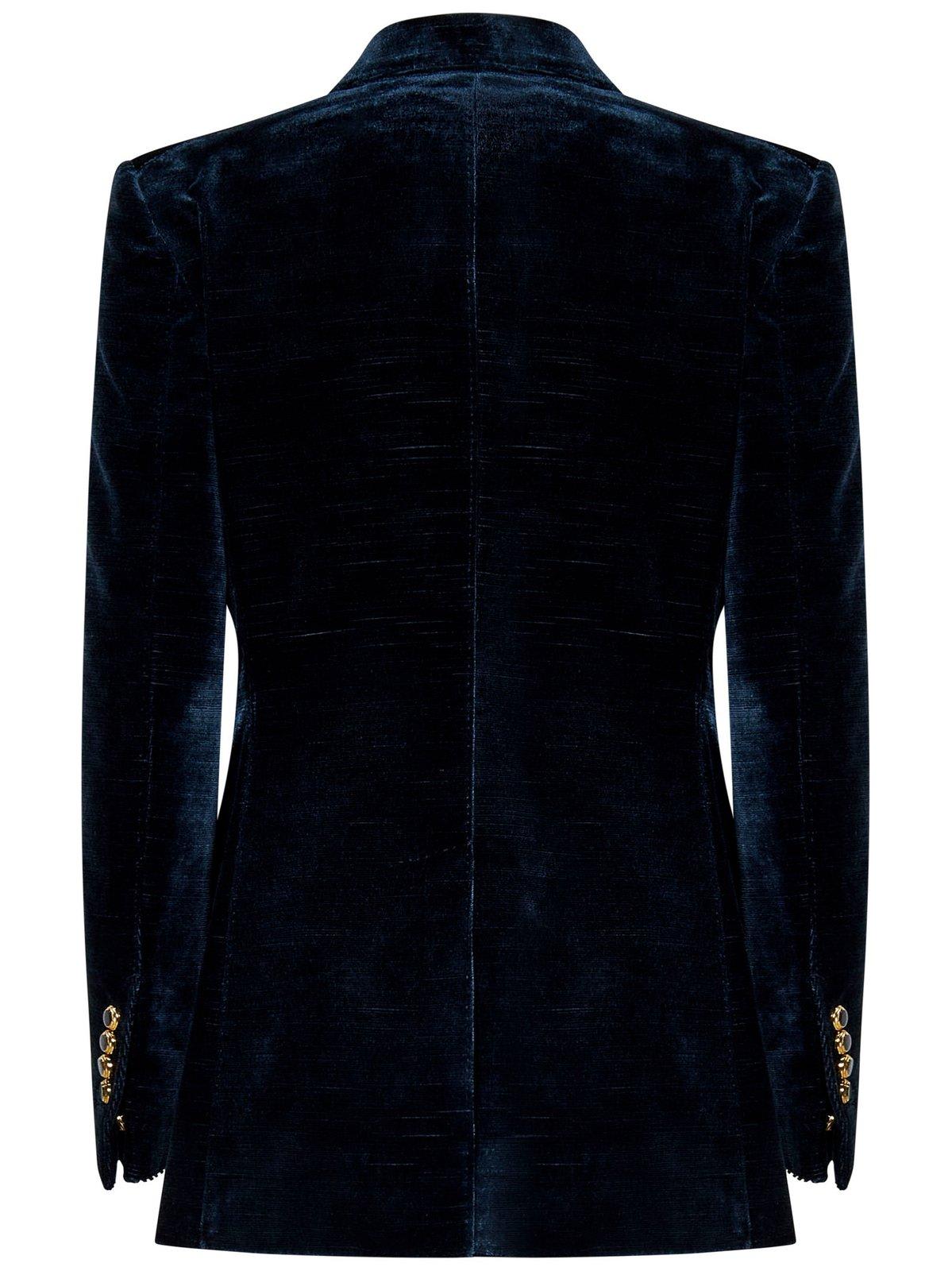 Tom Ford Velvet Wallis Double Breasted Jacket | italist