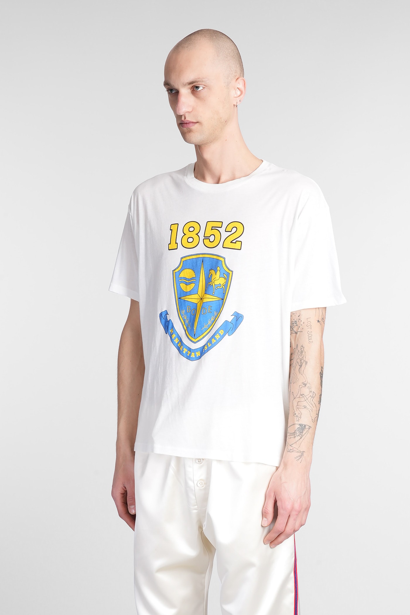 Tシャツ・カットソー BODE SS25 Shirts (MRS25SH039 WHITE) Bode T-shirt In White Cotton | italist