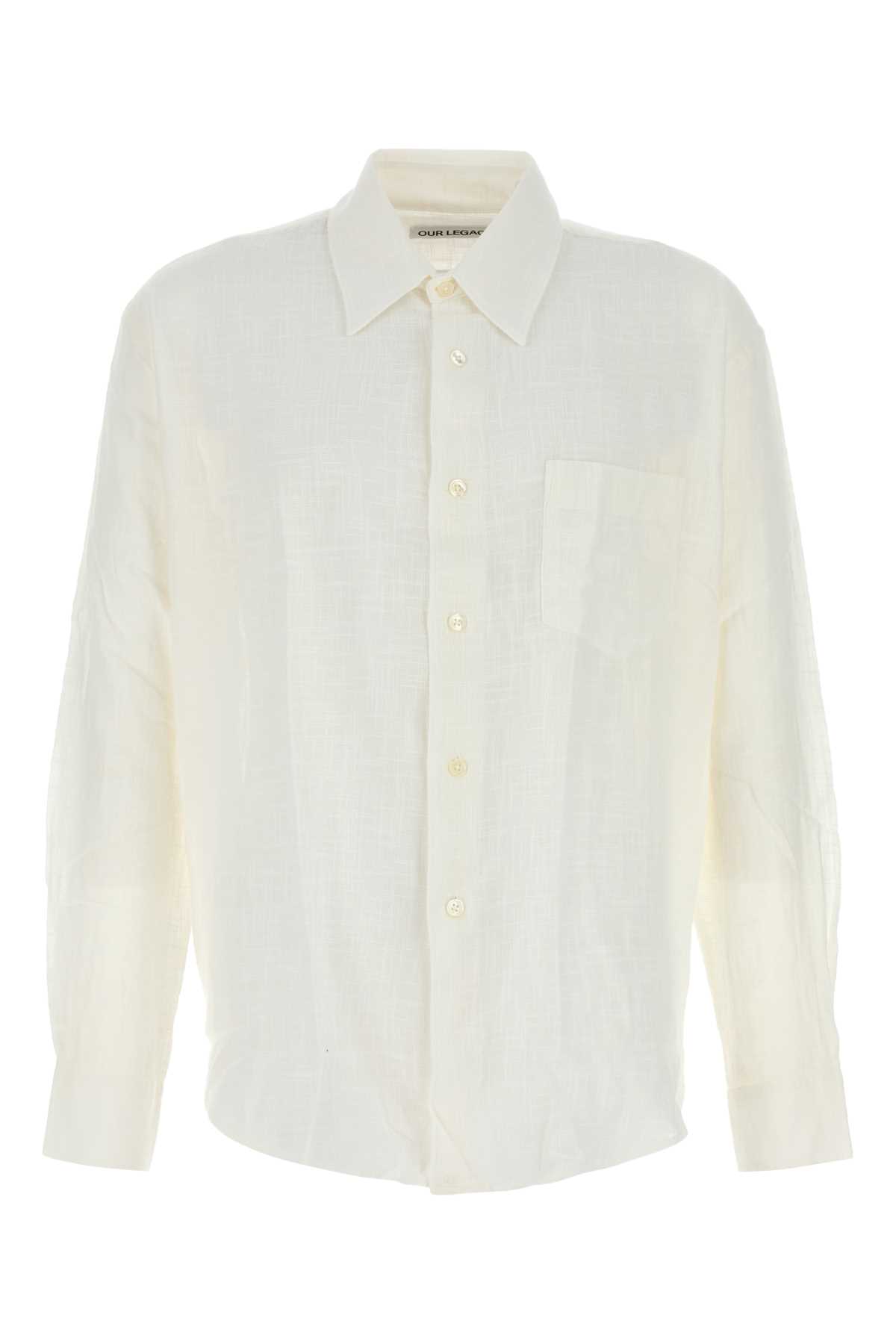 Our Legacy White Cotton Coco Shirt | italist