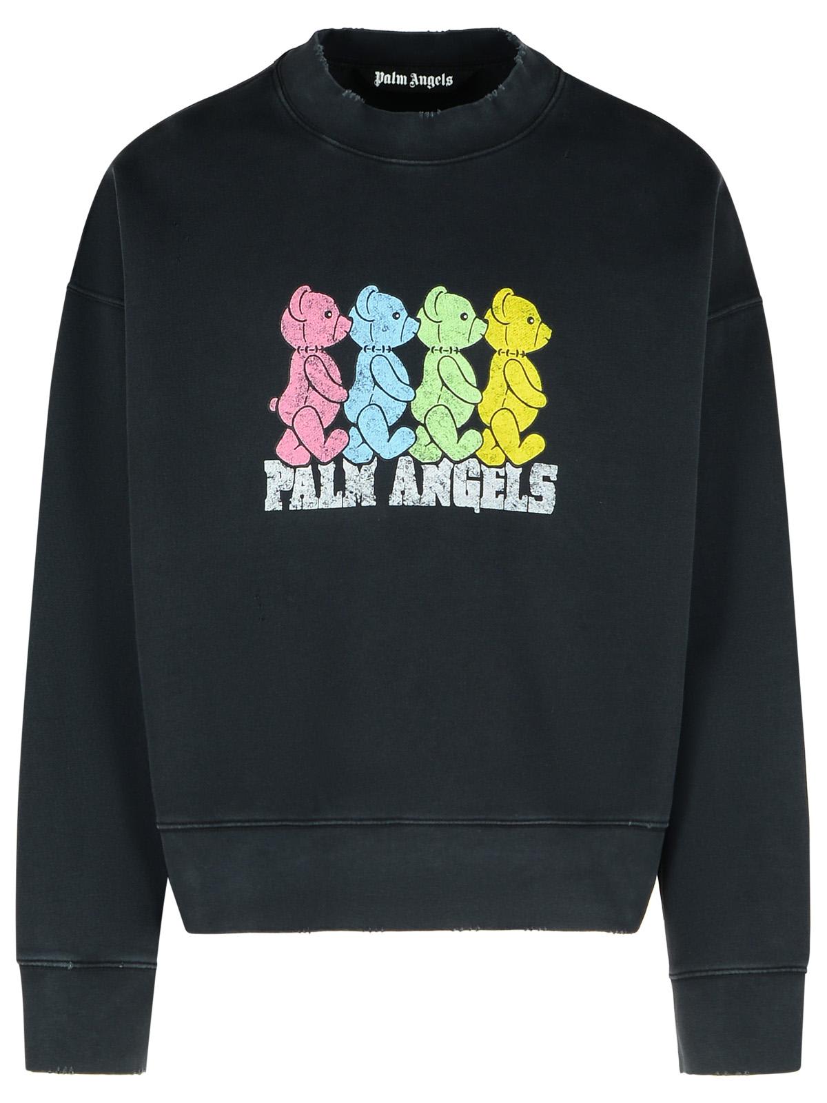 パーカー・フーディ Palm Angels Crossroads' Black Cotton Sweatshirt 25369664_57100634_600.jpg