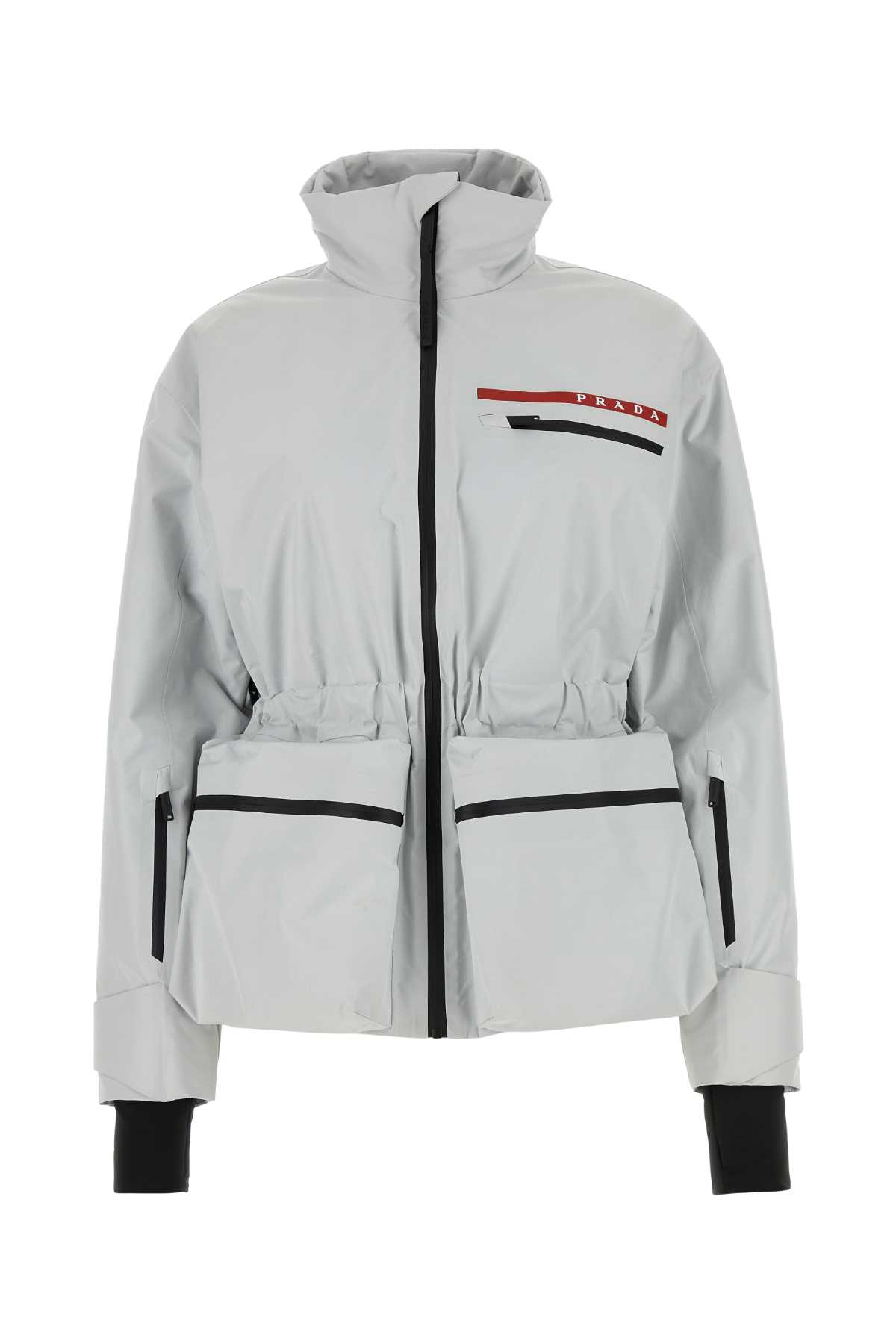 ジャケット PRADA Chalk Polyester Jacket Prada Chalk Polyester Jacket | italist