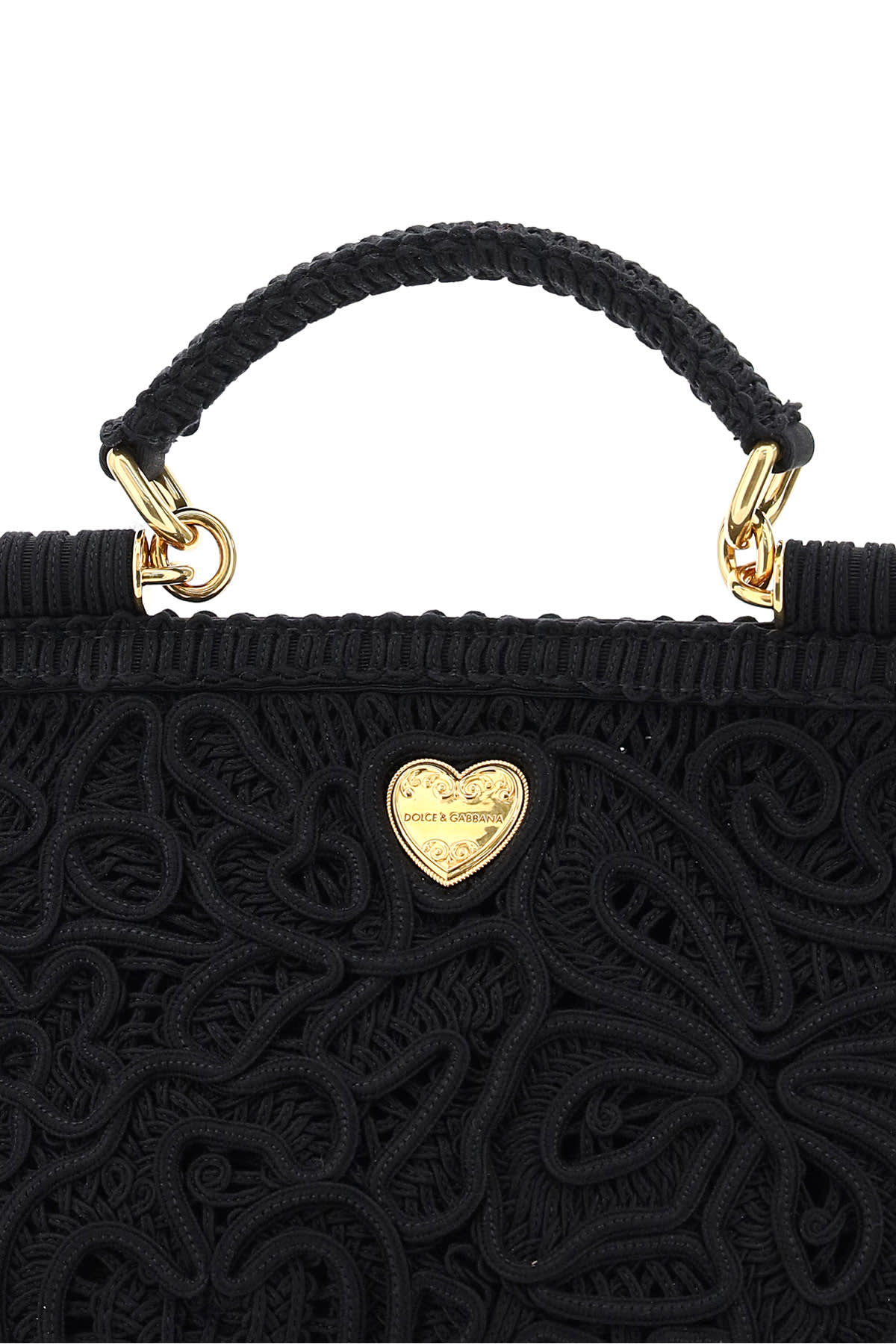 Dolce & Gabbana Dolce & Gabbana Sicily Medium Bag In Cordonetto Lace -  Stylemyle