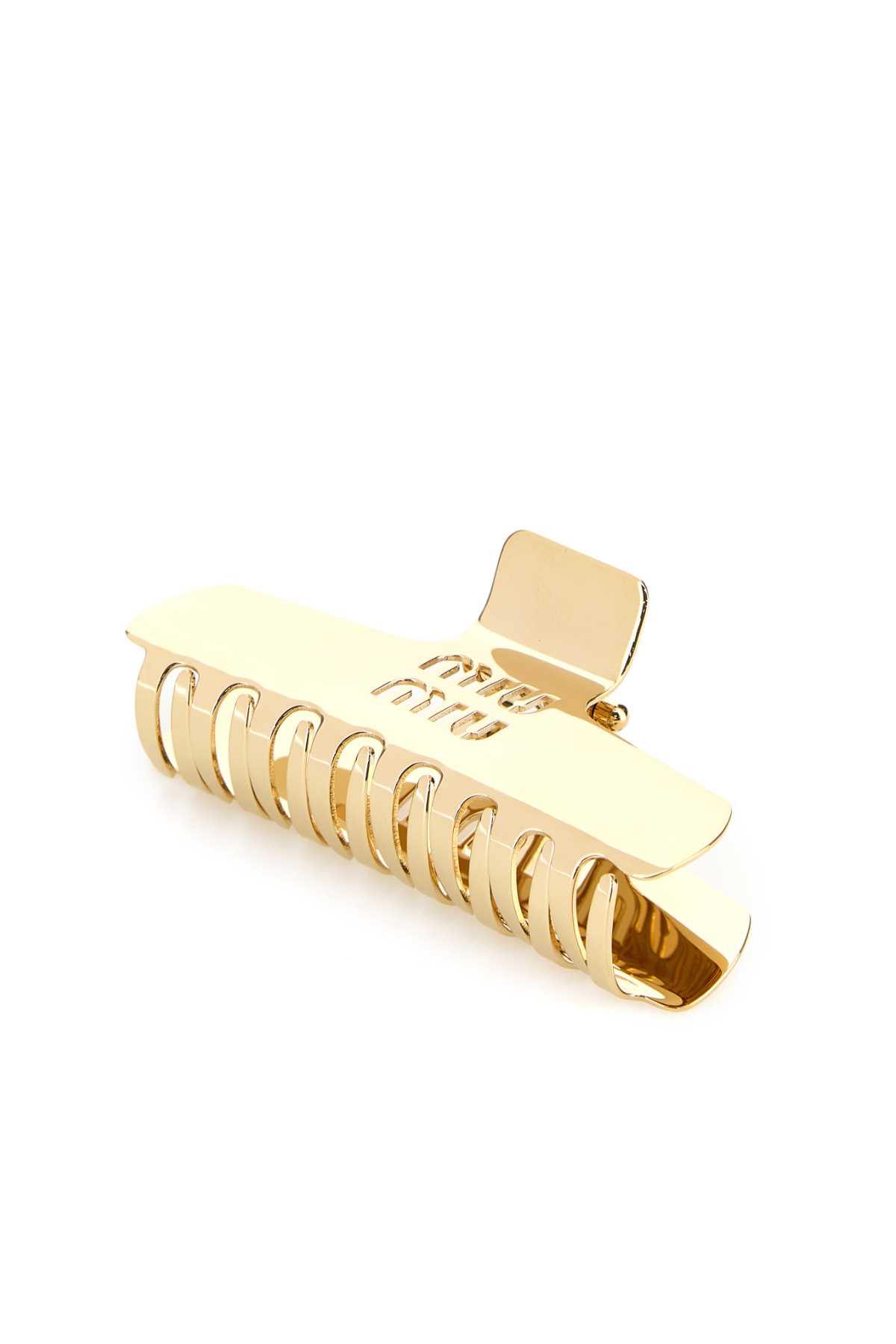 Miu Miu Gold Metal Hair Clip | italist