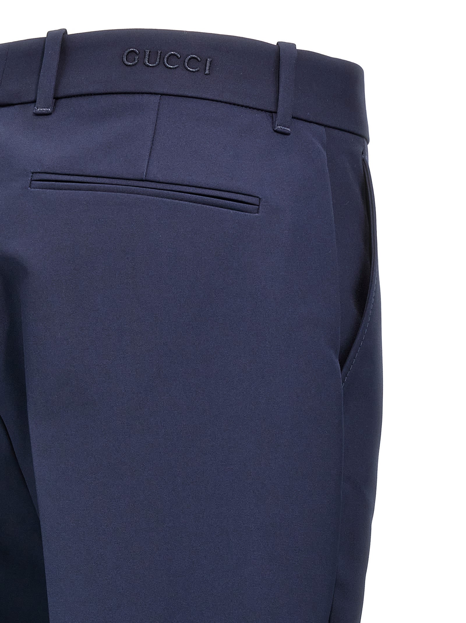 パンツ GUCCI SS25 'satin' pants (818526Z7AK9 4026) GUCCI Cropped silk-satin jacquard wide-leg pants | NET-A-PORTER