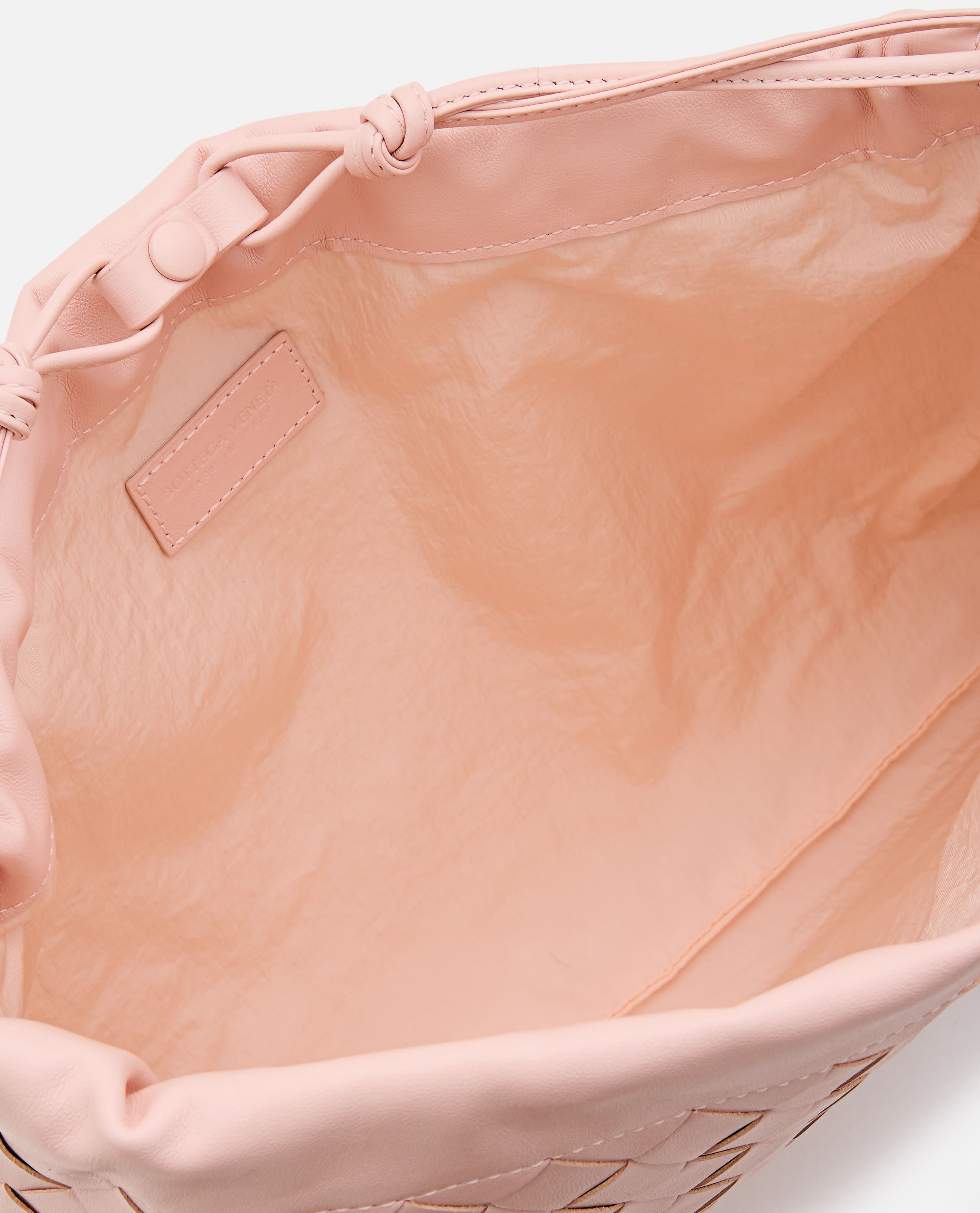 Bottega Veneta Medium Dustbag ピンク 関税込み Bottega Veneta Medium Dustbag Intrecciato Pouch | italist