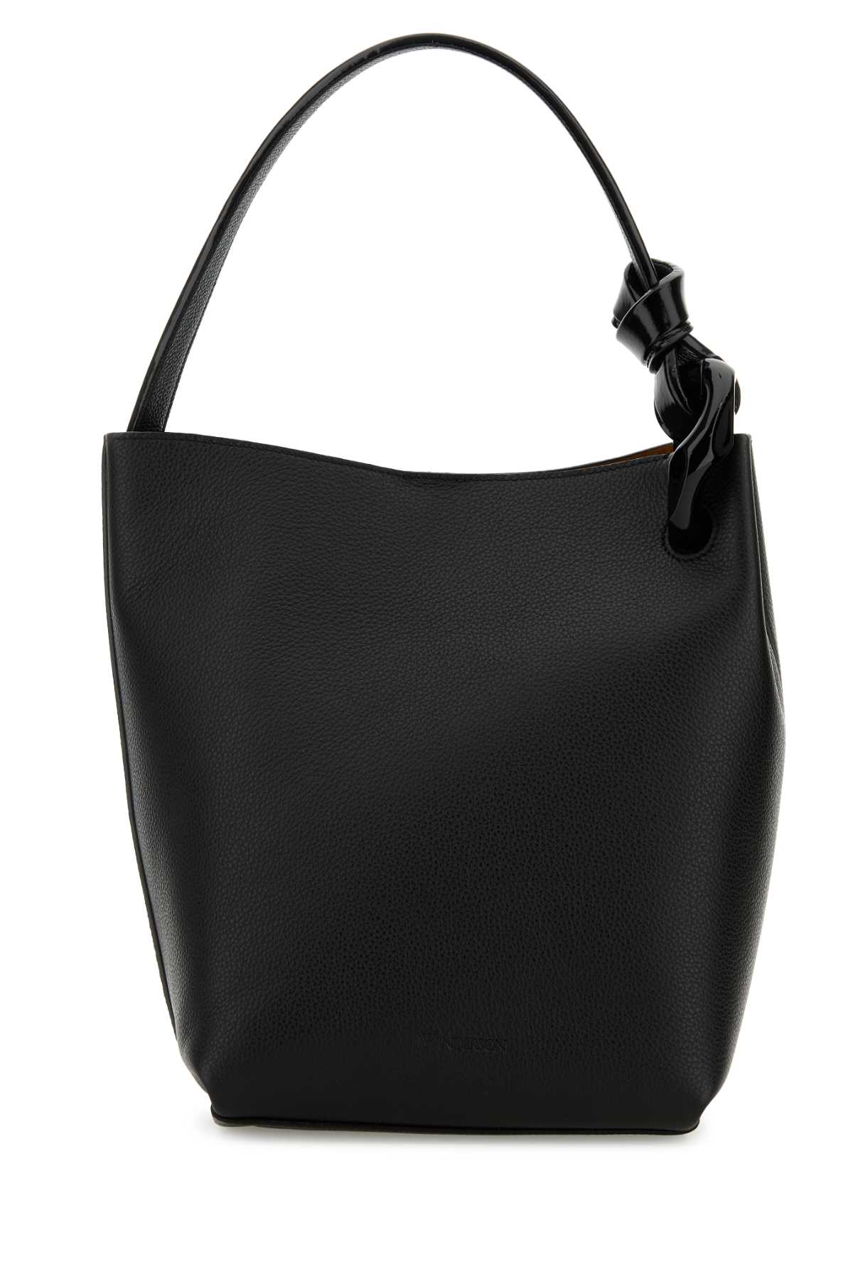 J.W. Anderson Black Leather Jwa Corner Shoulder Bag