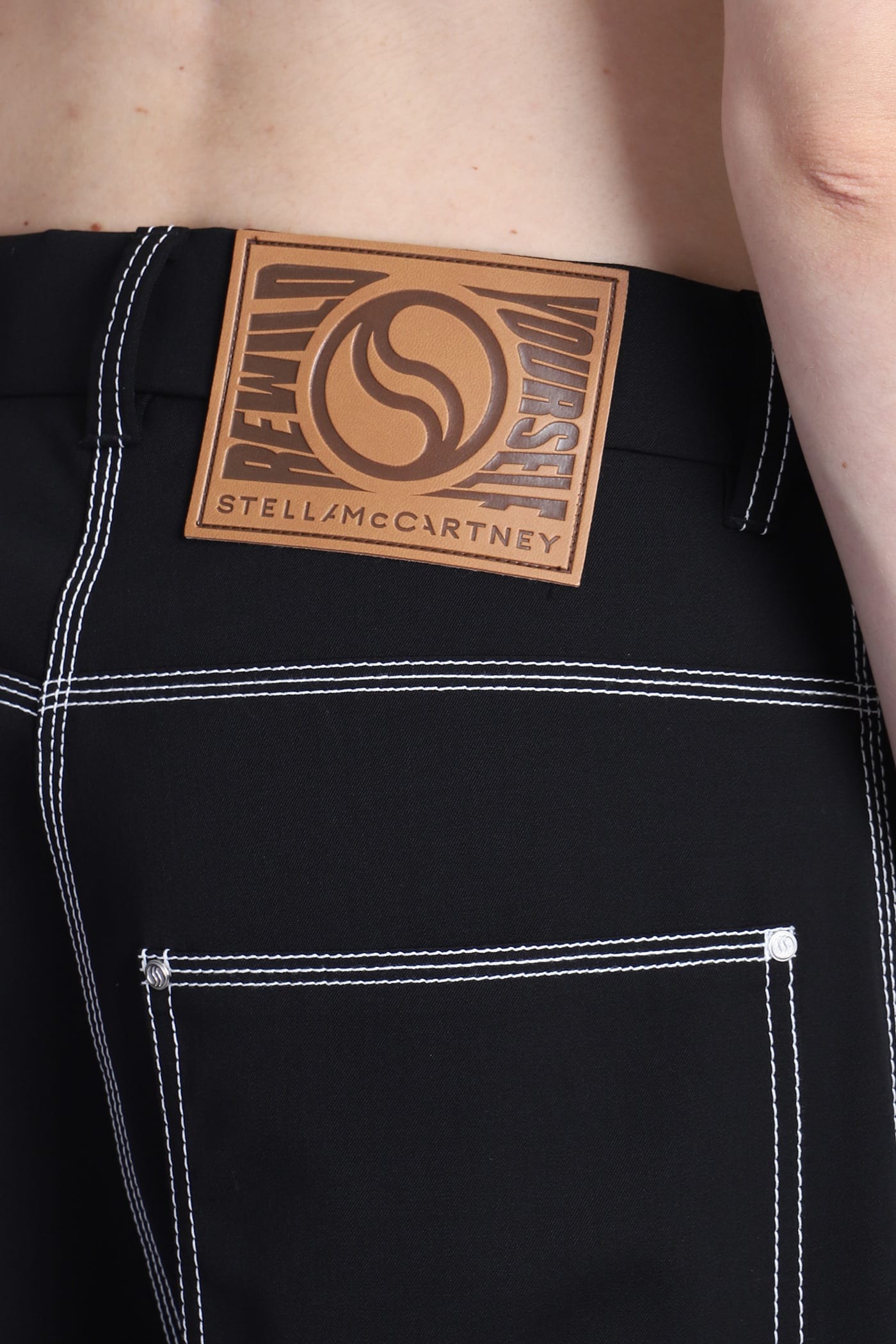 STELLA McCARTNEY パンツ（その他） 黒 2318625Y0129 Stella McCartney Pants In Black Polyester | italist, ALWAYS