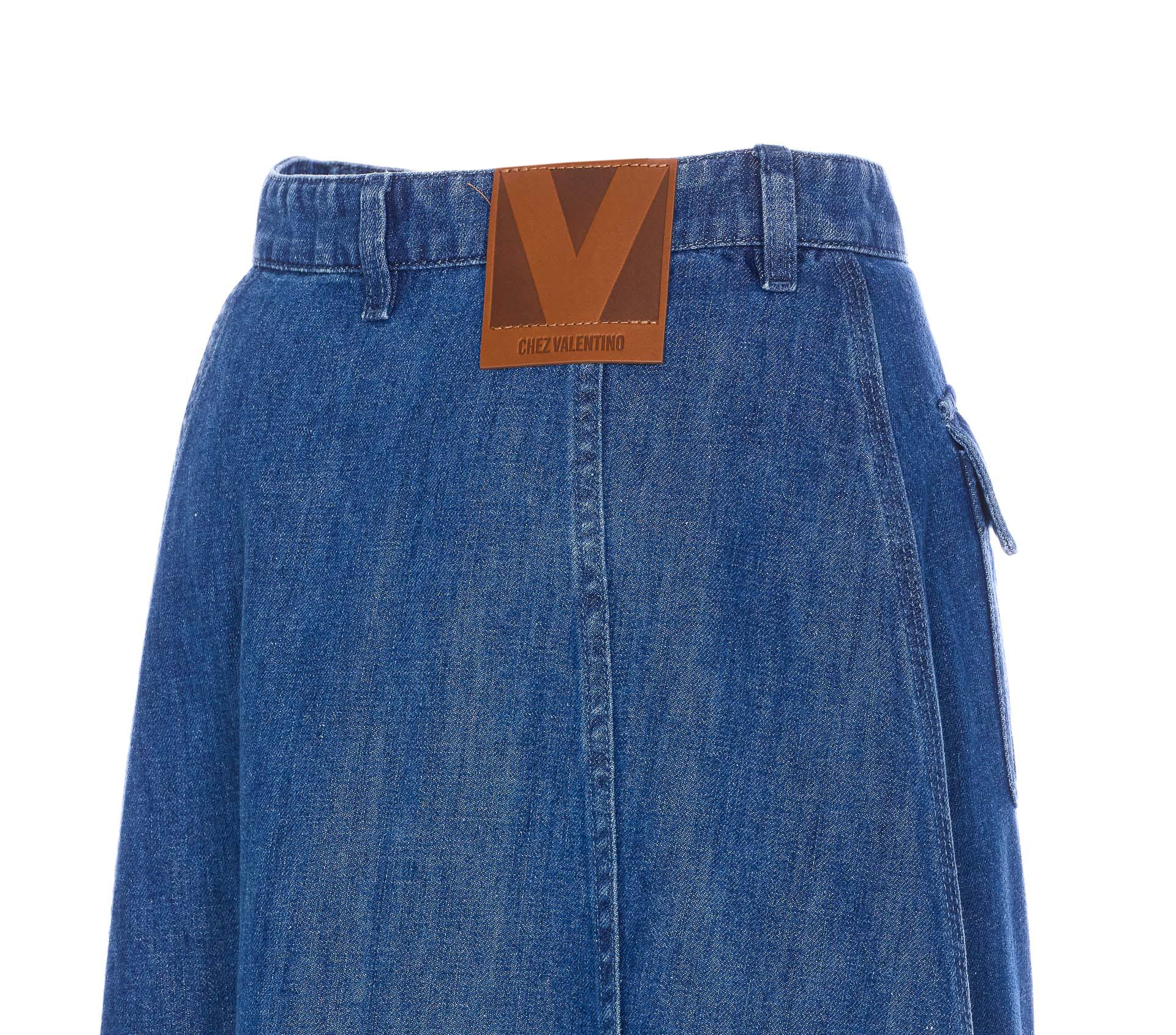 スカート VALENTINO GARAVANI LIGHT DENIM SKIRT Valentino Garavani Light Denim Skirt | italist
