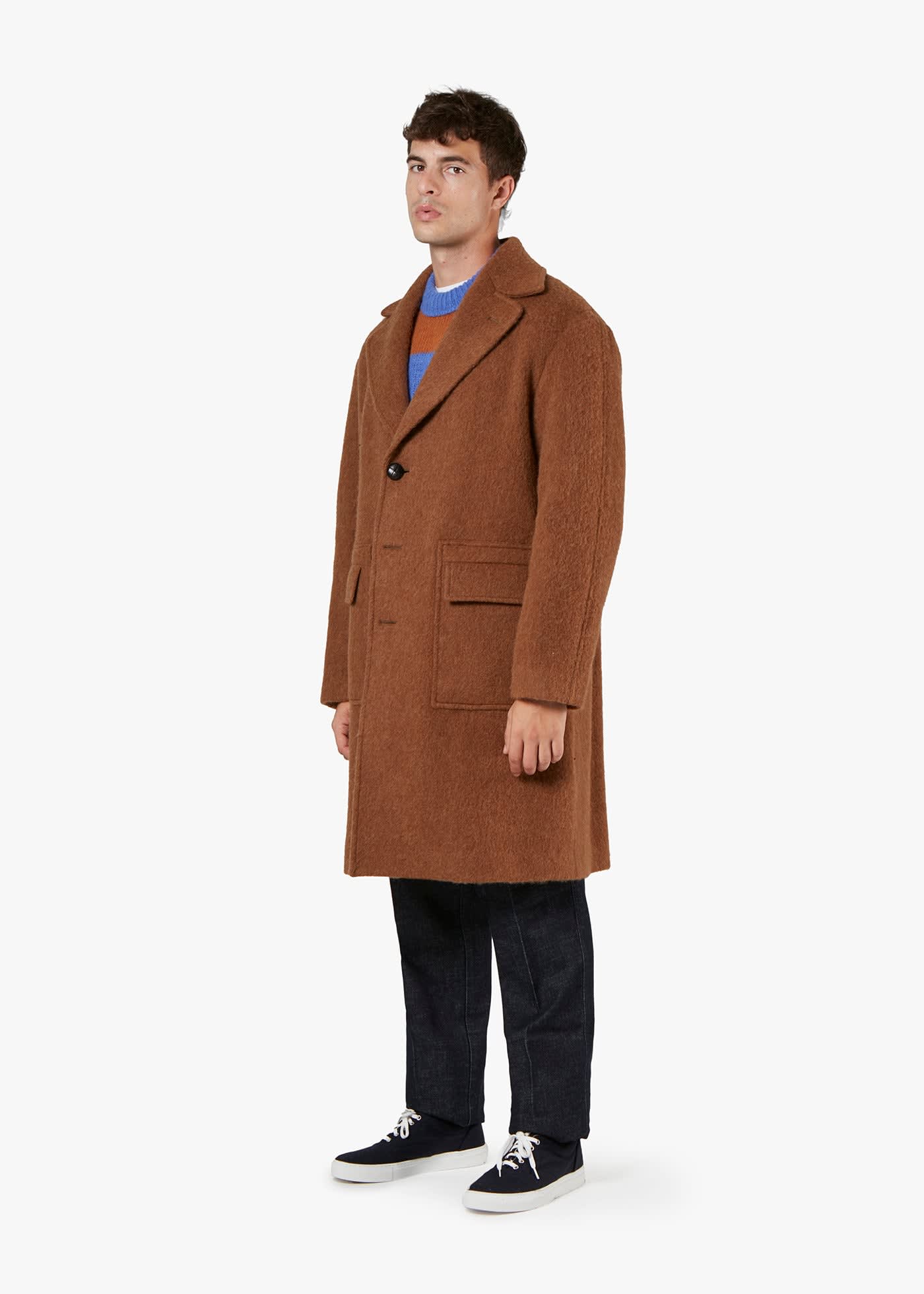doppiaa Aamburgo Shetland Wool Coat | italist